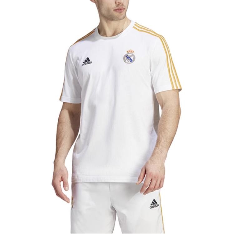 adidas Real Madrid 3-Stripes T-shirt 'White' HY0605 - 2