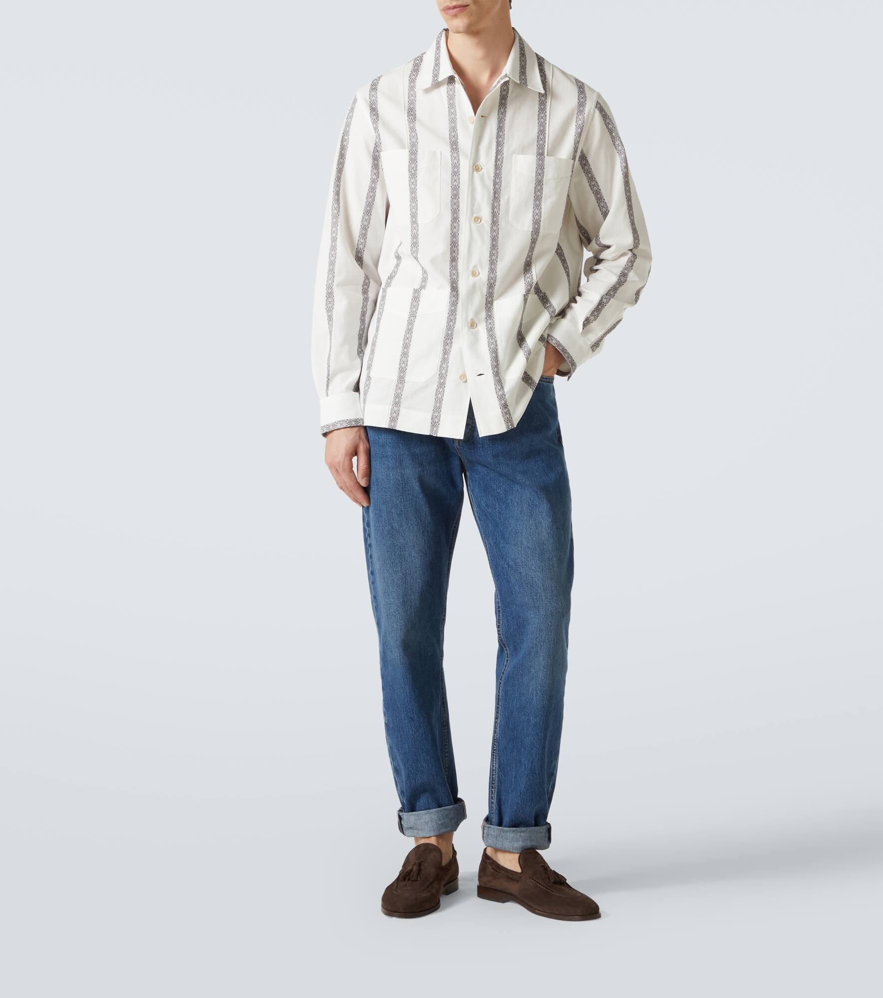 Striped cotton shirt - 2