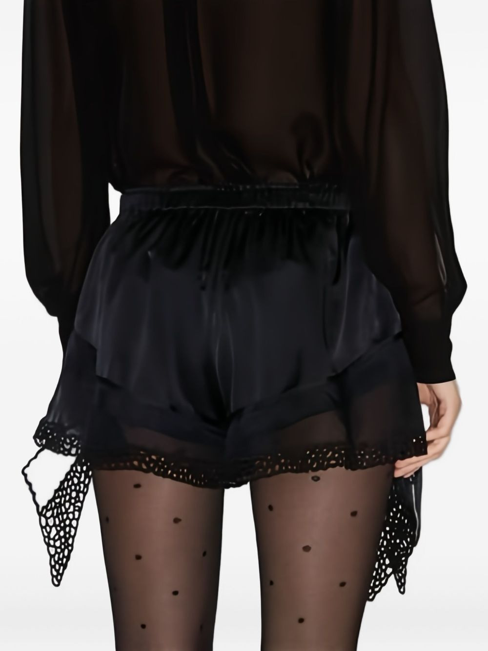 Ildana lace-trimmed shorts - 4