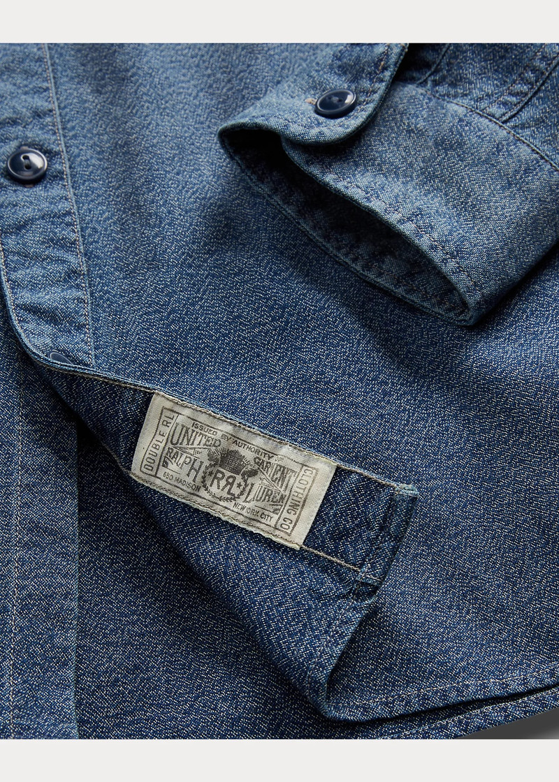 Indigo Woven Workshirt 4