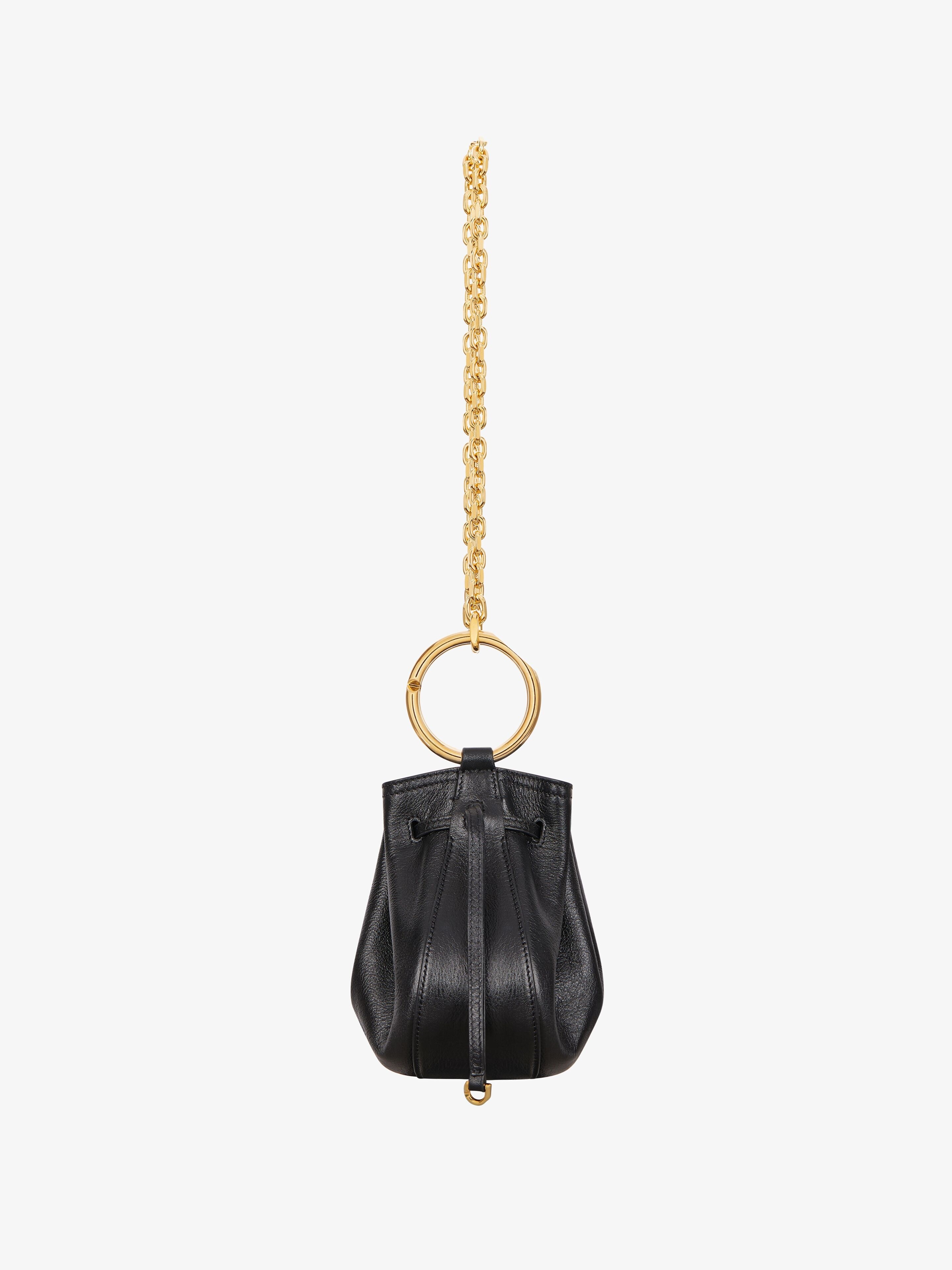 MINI PUMPKIN BAG IN LEATHER - 4