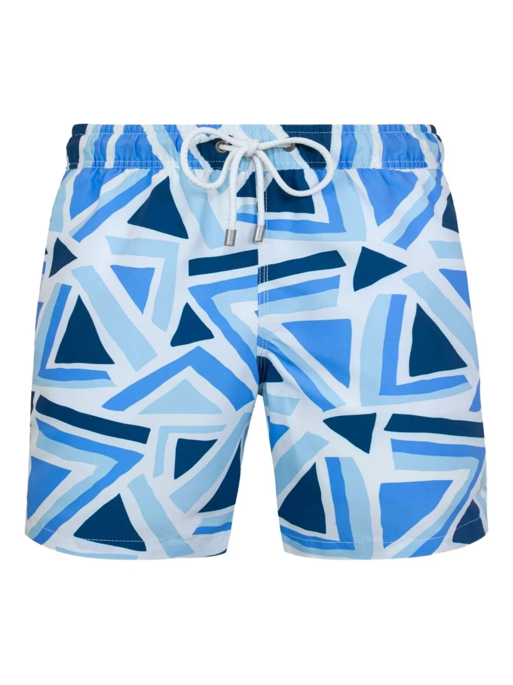 geometric-print swim shorts - 1