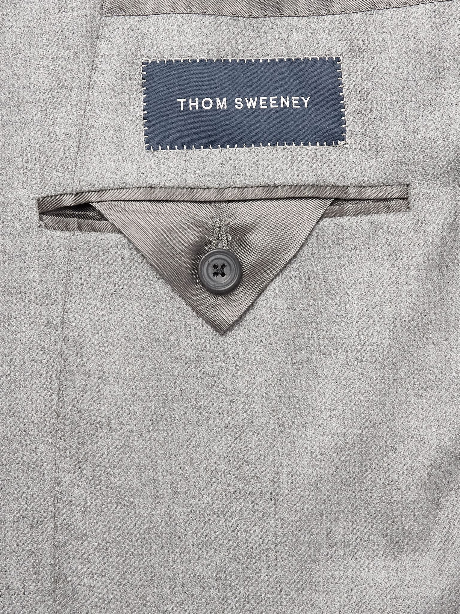 Wool-Twill Blazer Gray - 5