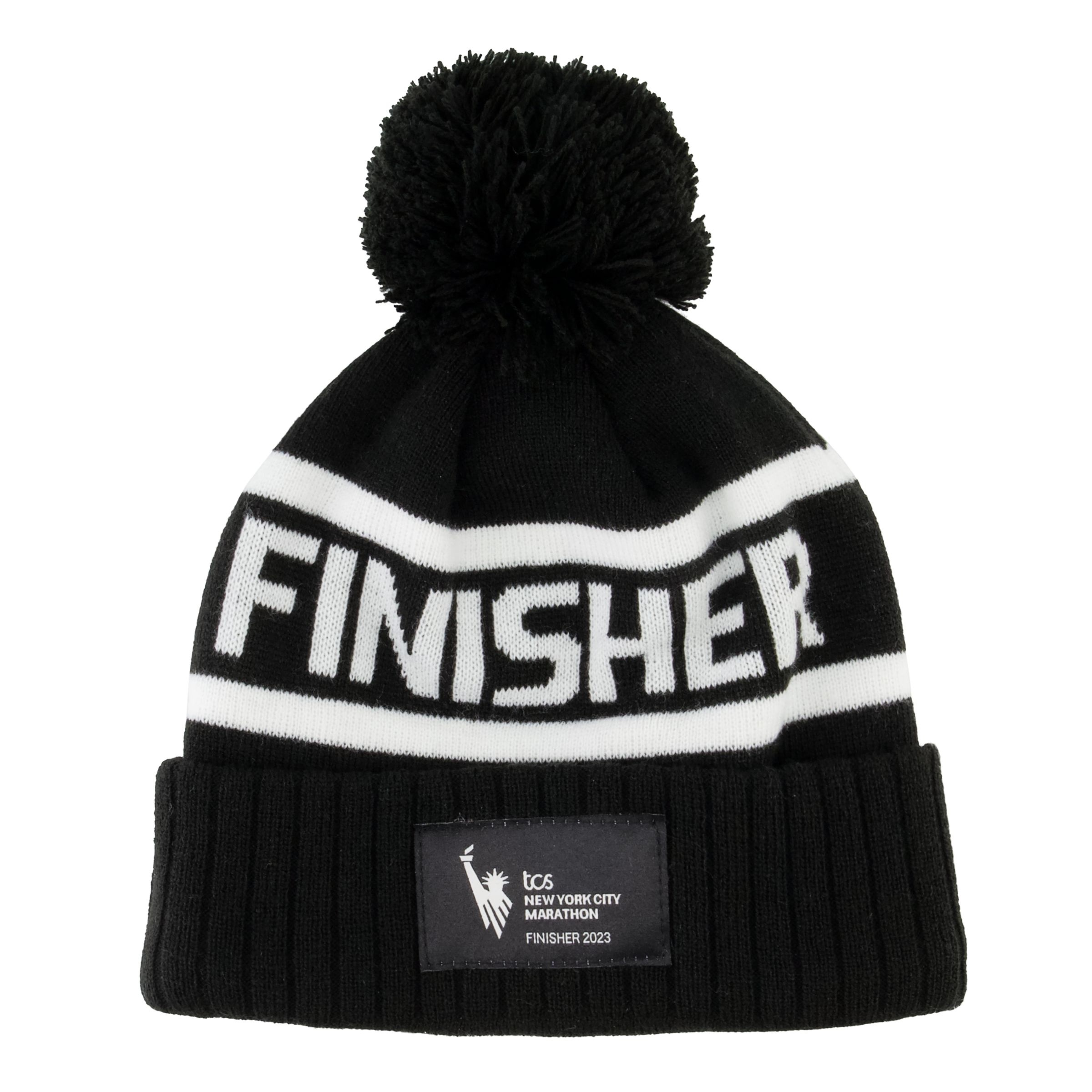 New Balance NYC Marathon Finisher Pom Beanie | REVERSIBLE