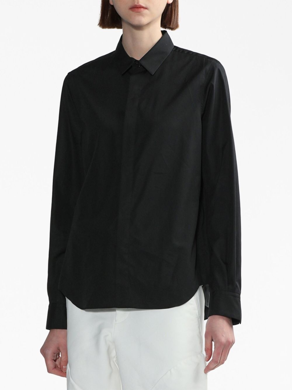 long-sleeved cotton shirt - 3