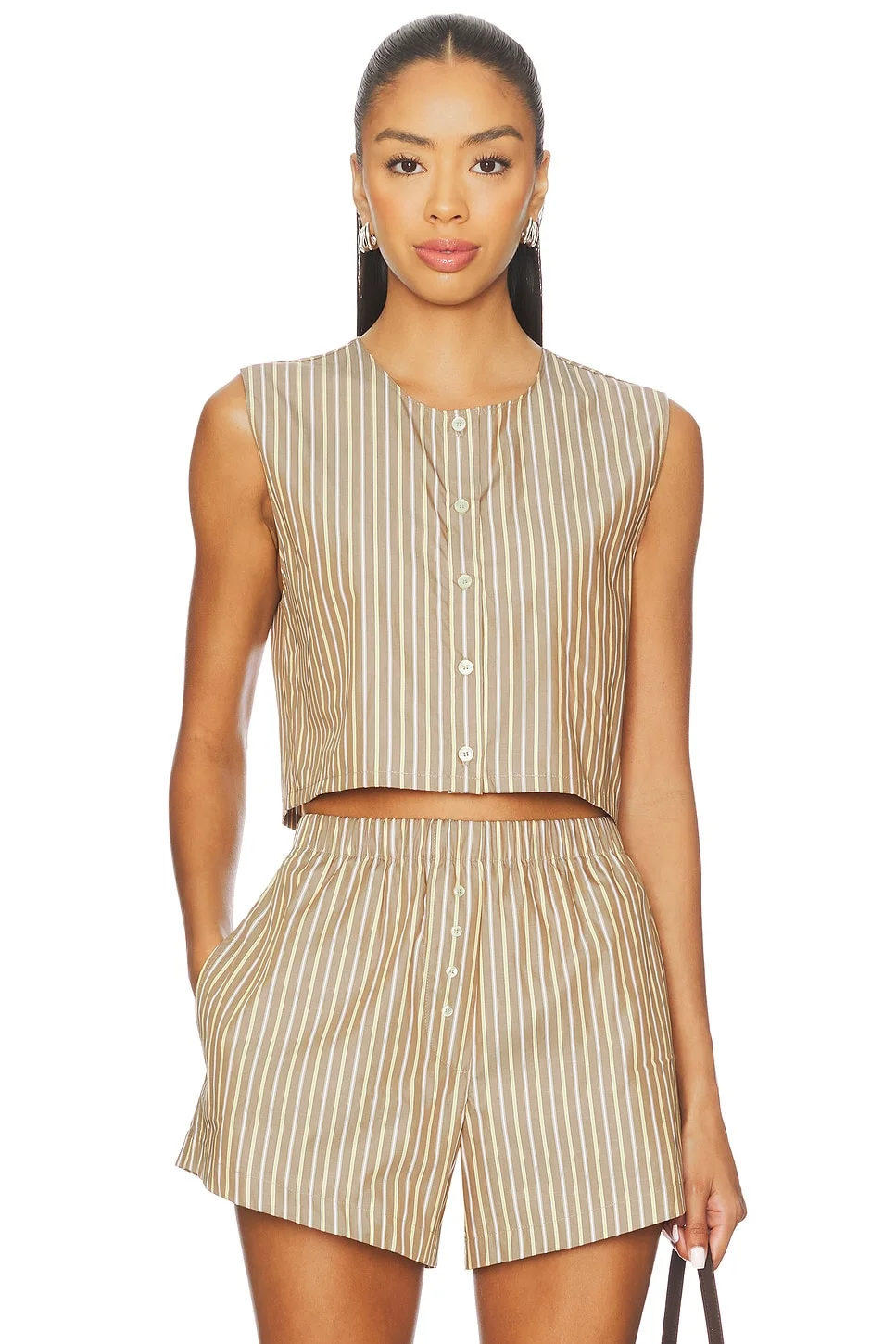 Yoshi Crewneck Vest - 1