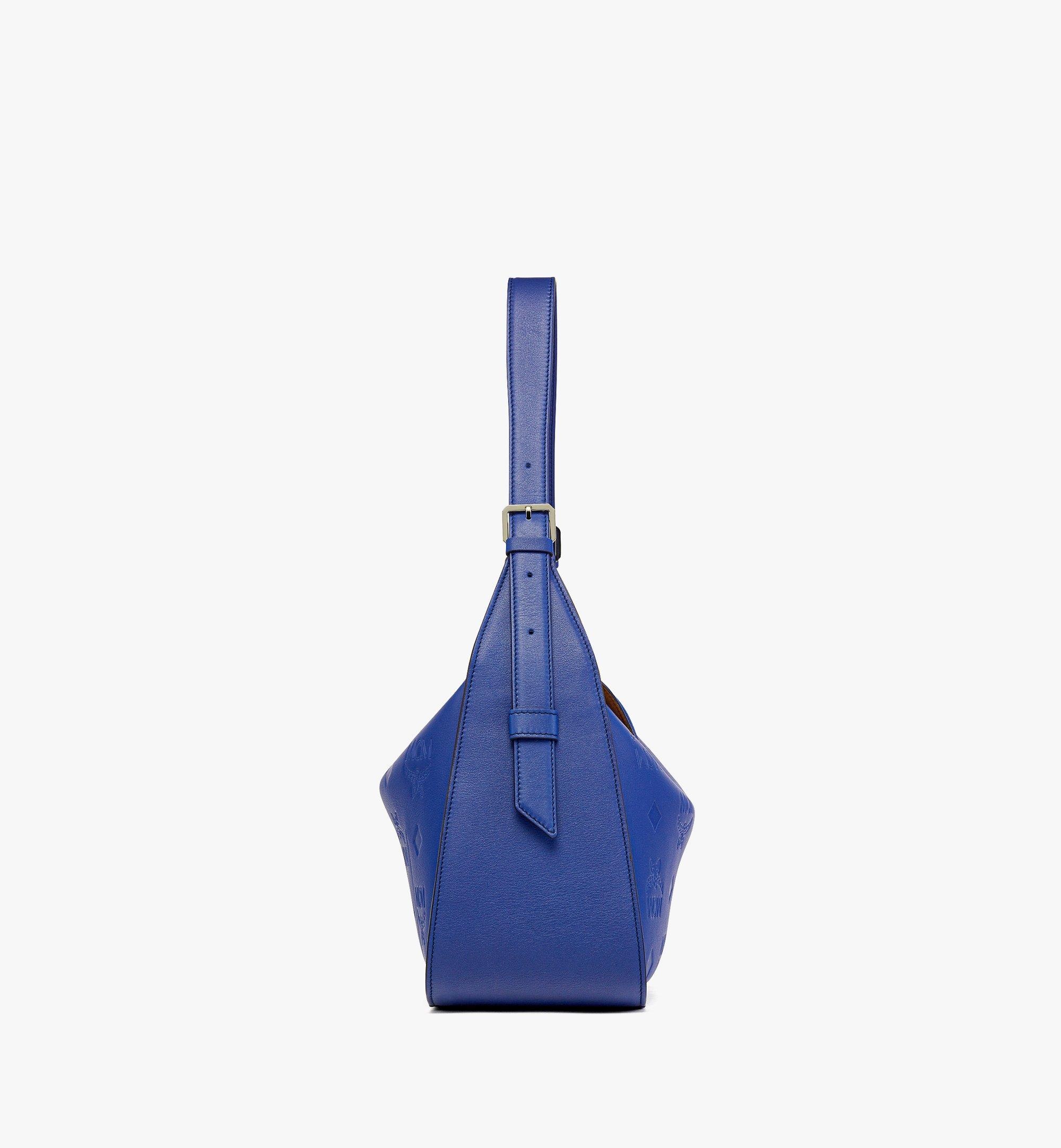 Aren E/W Flap Hobo in Embossed Monogram Leather - 3