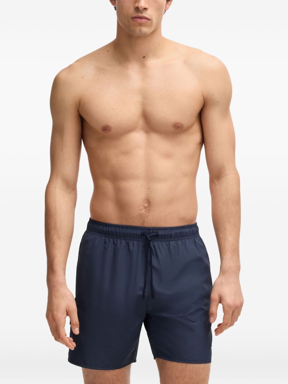logo-embroidered swim shorts - 2