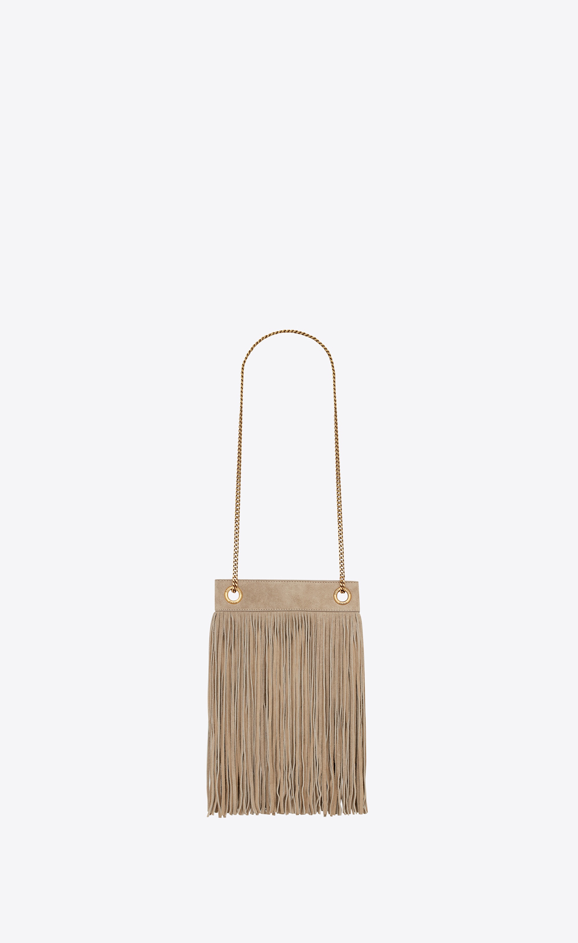 grace small chain bag in suede - 3