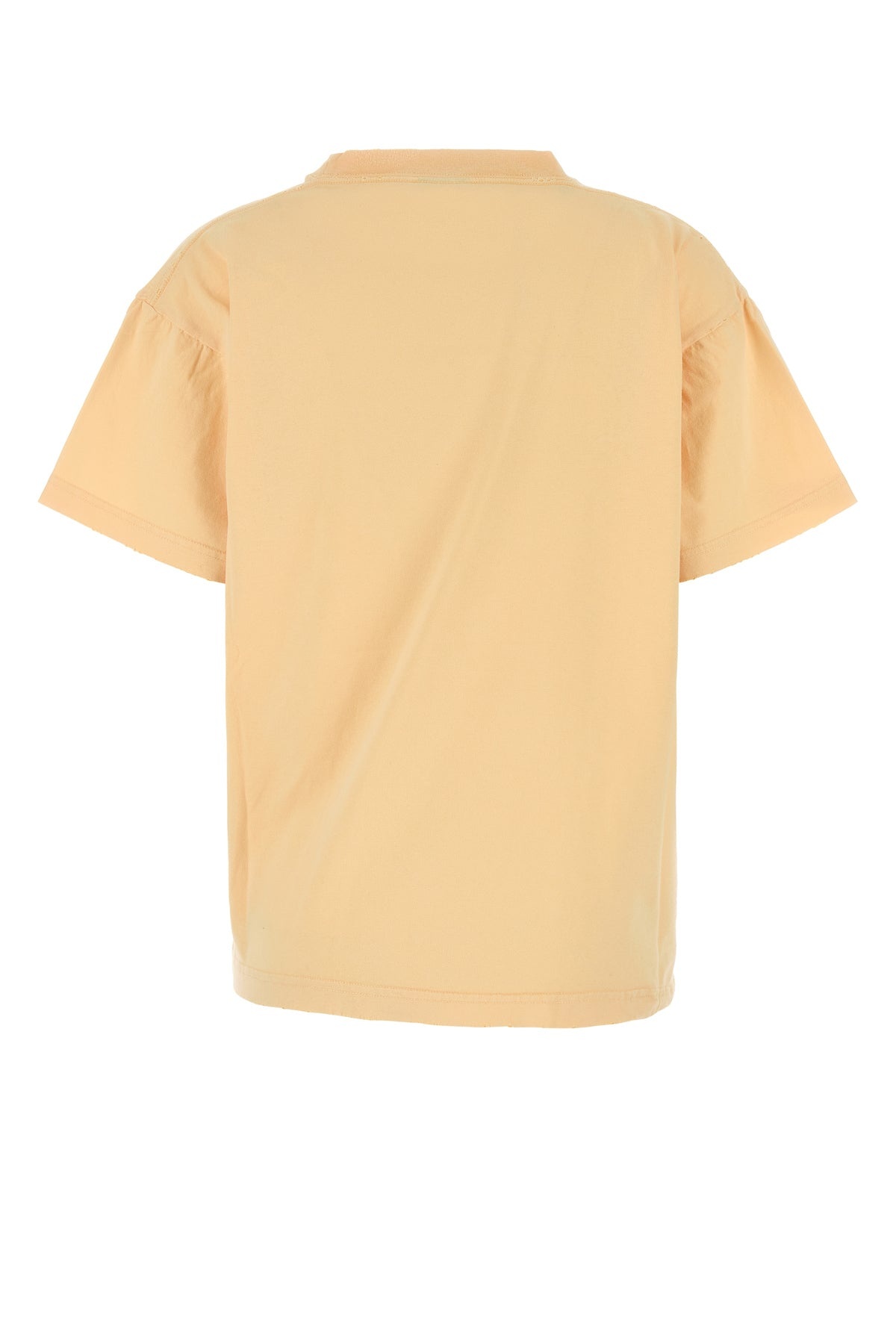 Pastel orange cotton oversize t-shirt - 2