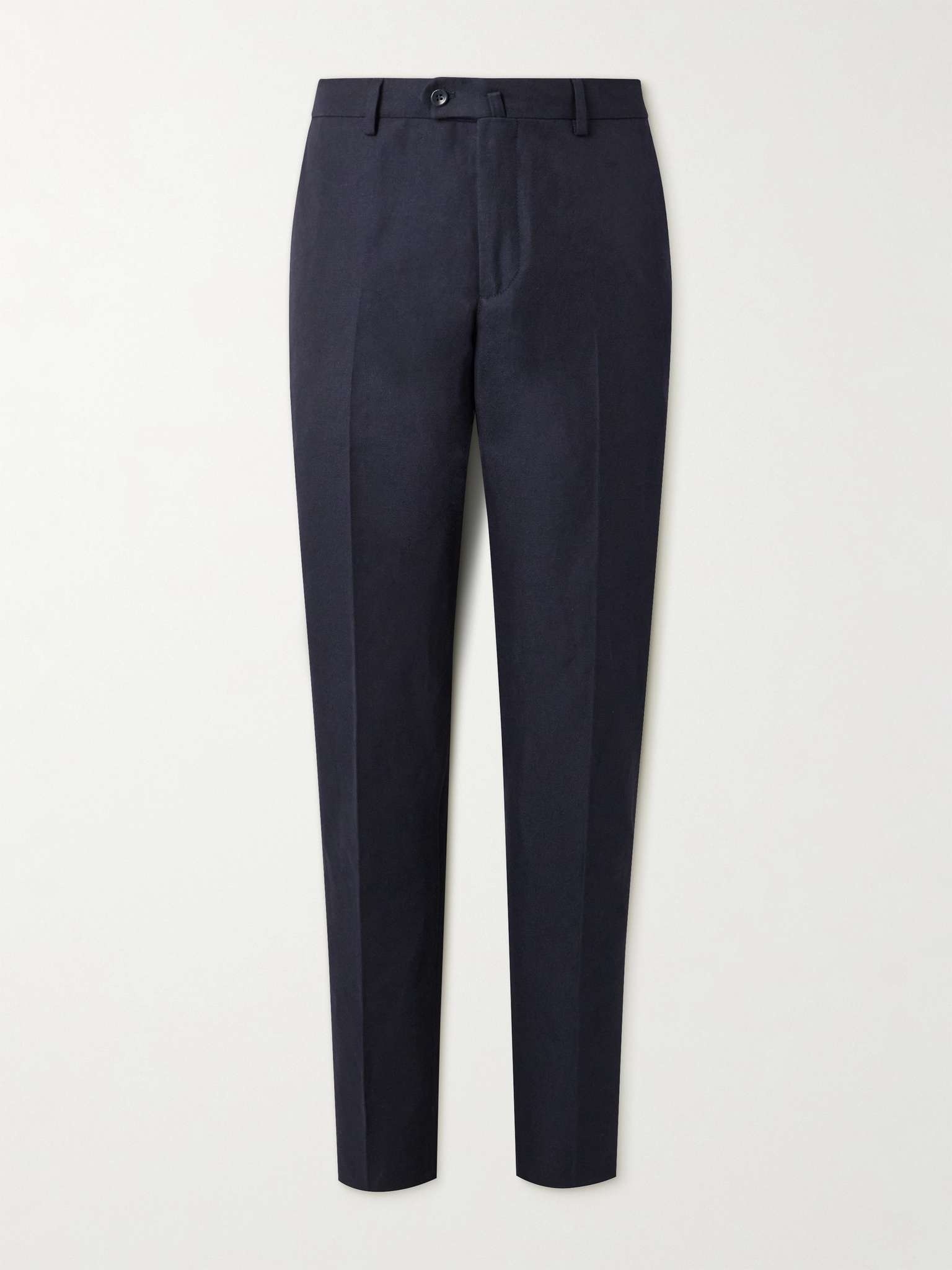 Straight-Leg Linen-Twill Trousers - 1