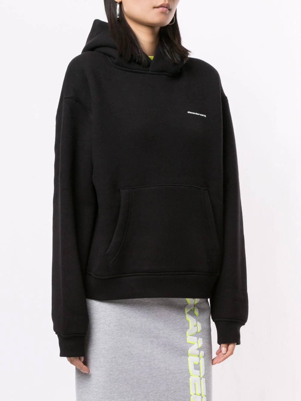 loose-fit logo hoodie - 3