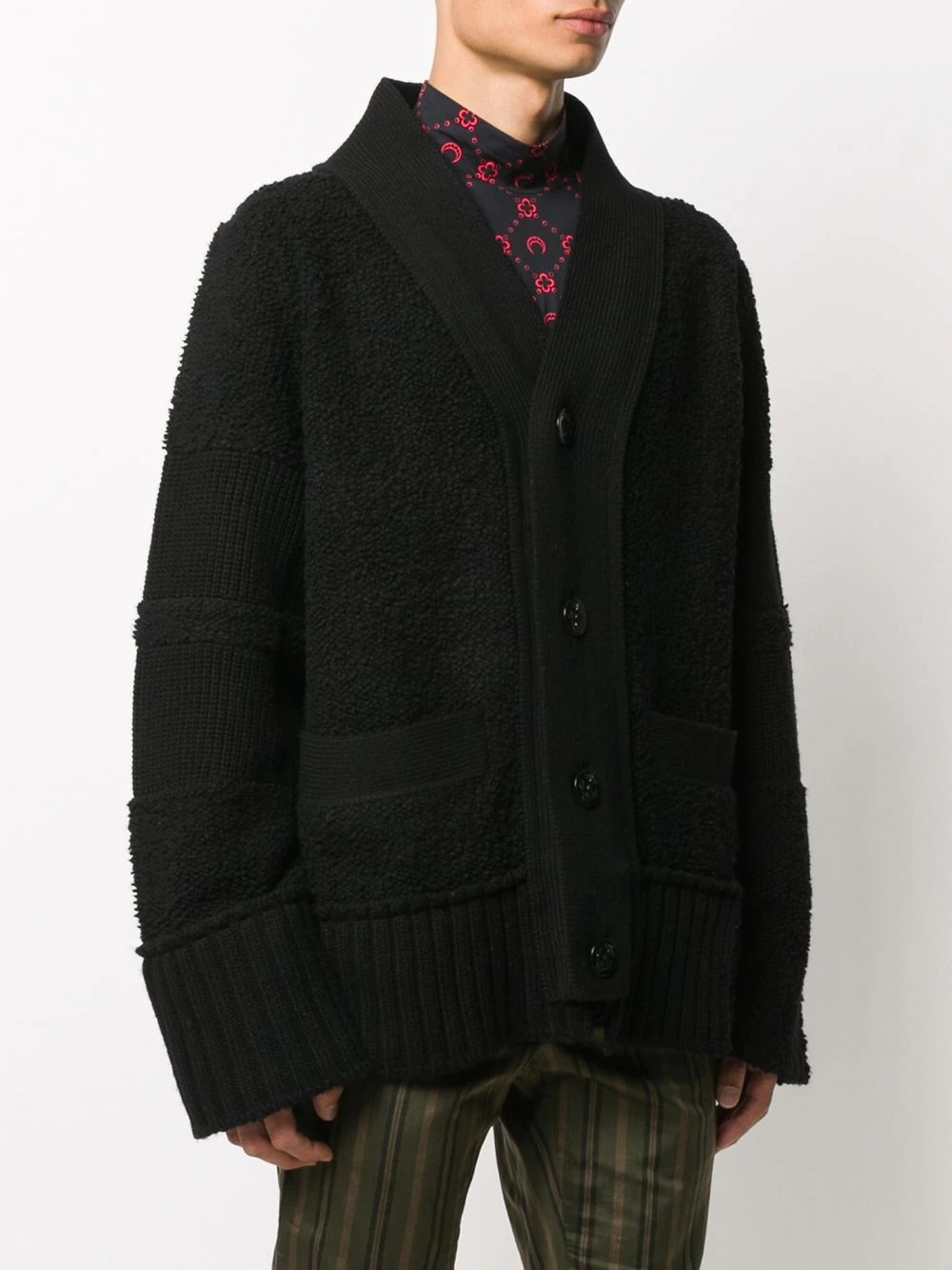 button-down cardigan - 3