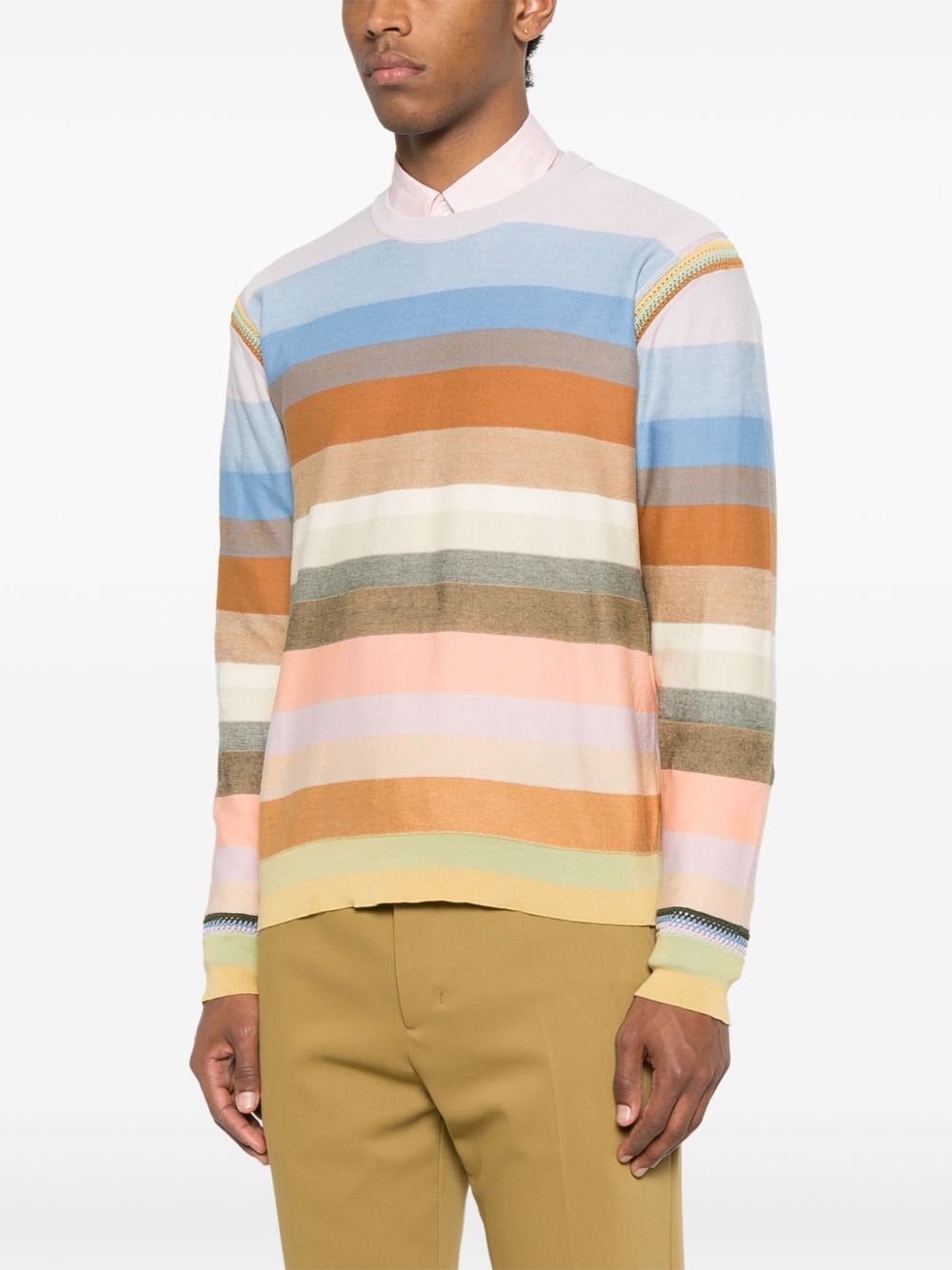 striped sweater - 3
