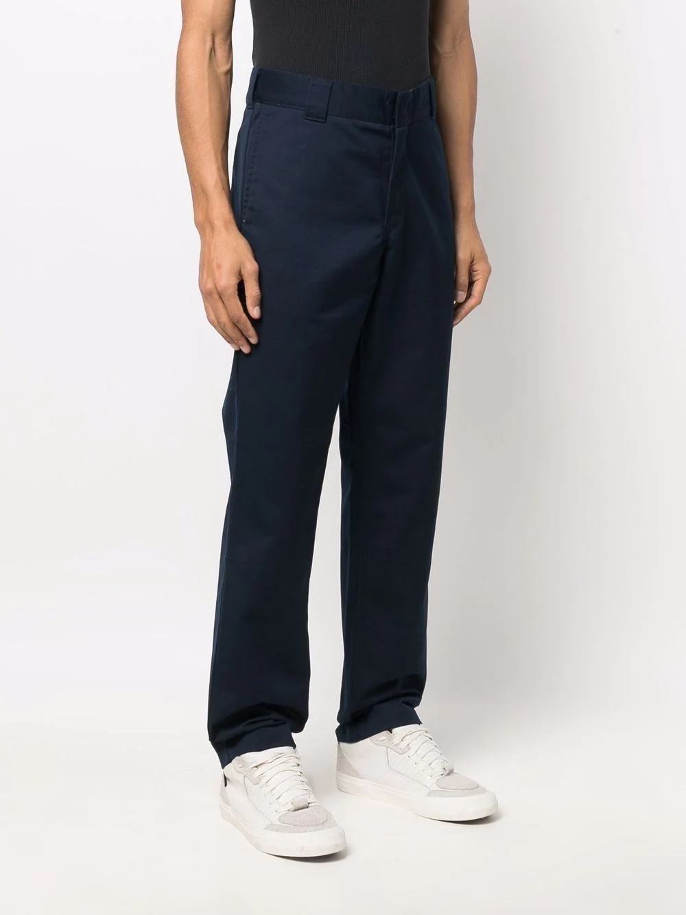 straight-leg chino trousers - 3