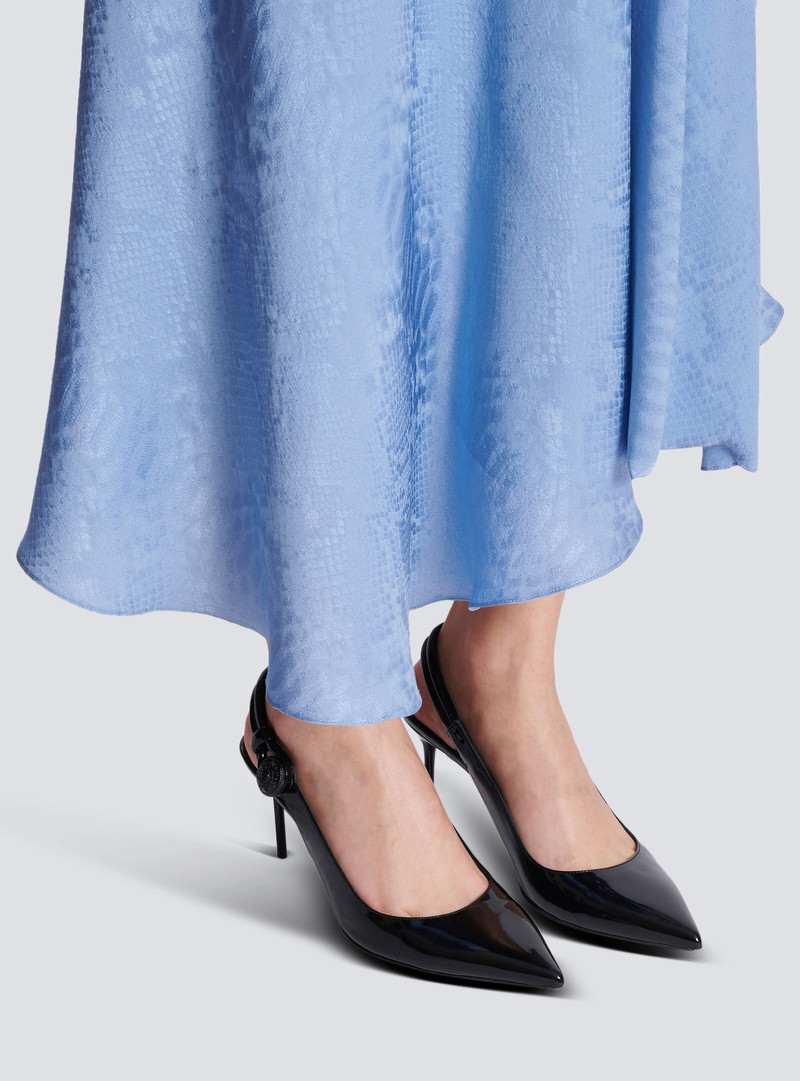 Alma patent leather slingbacks 8