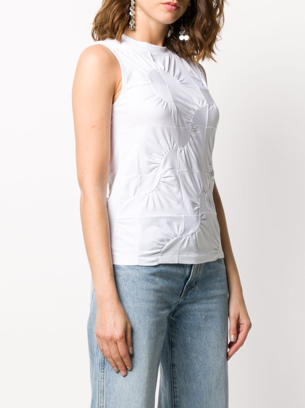 gathered detail vest - 3