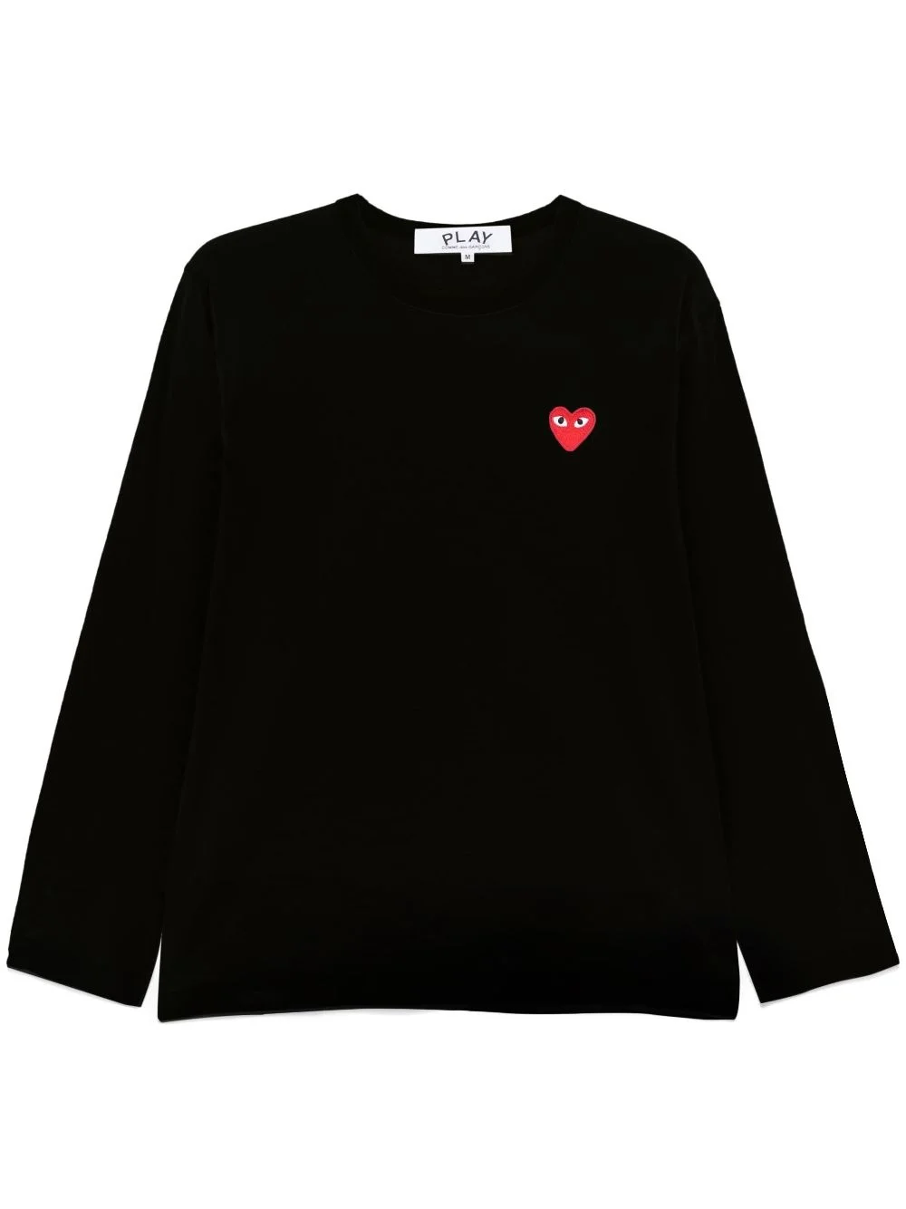 heart-patch T-shirt - 1