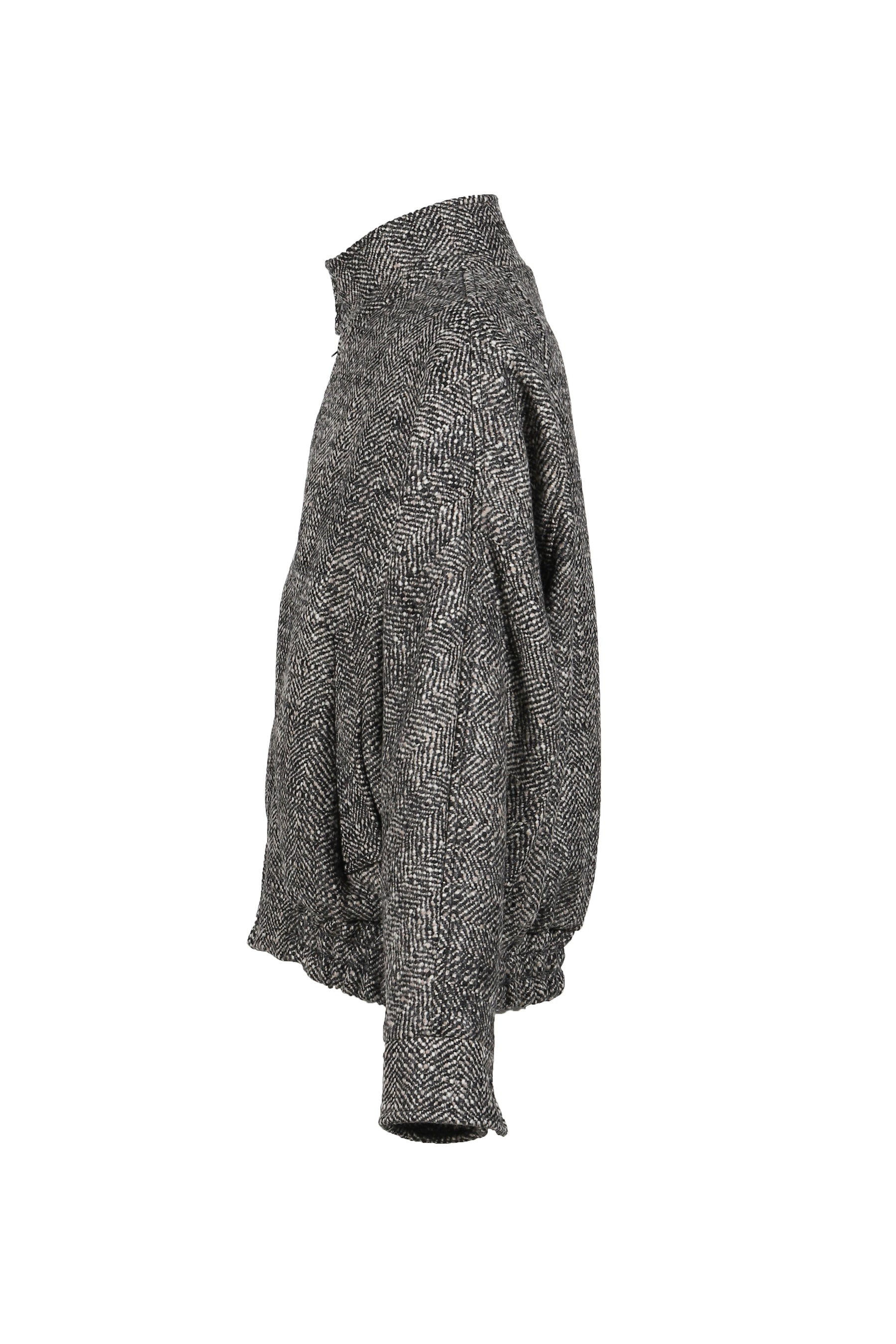 LEE - HERRINGBONE WOOL BOMBER JACKET / NUT BLK - 3