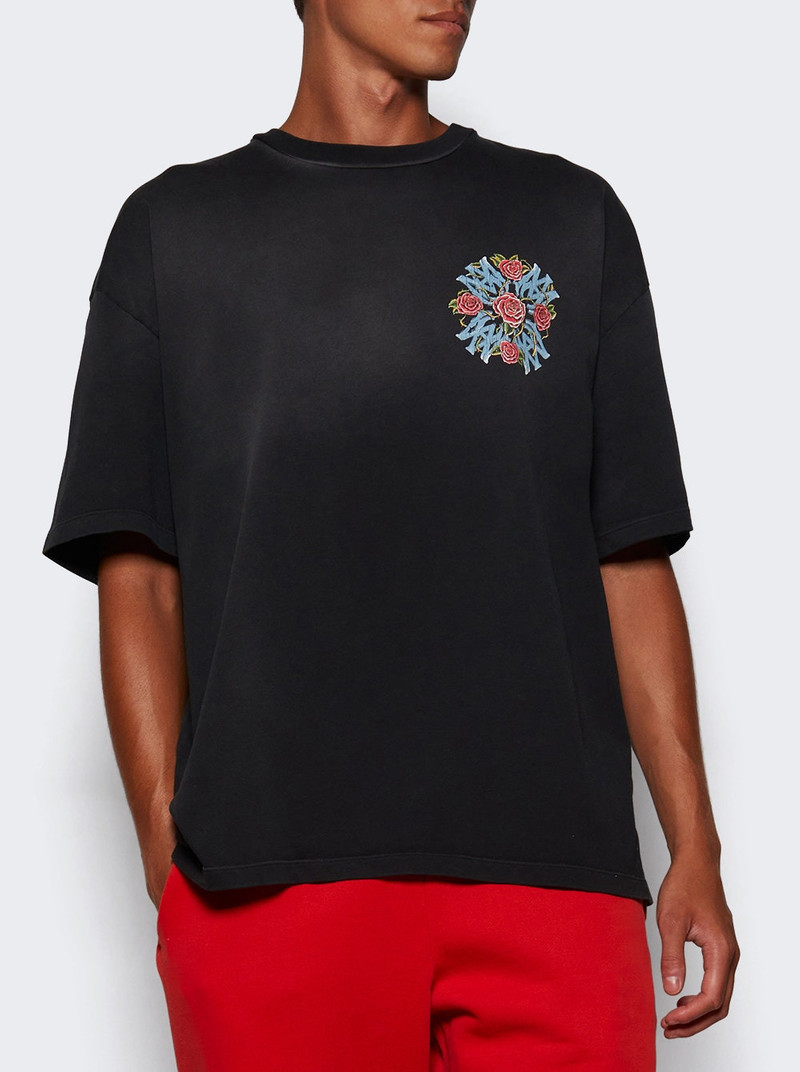 AMIRI Out For Trouble Oversized Tee Black outlook