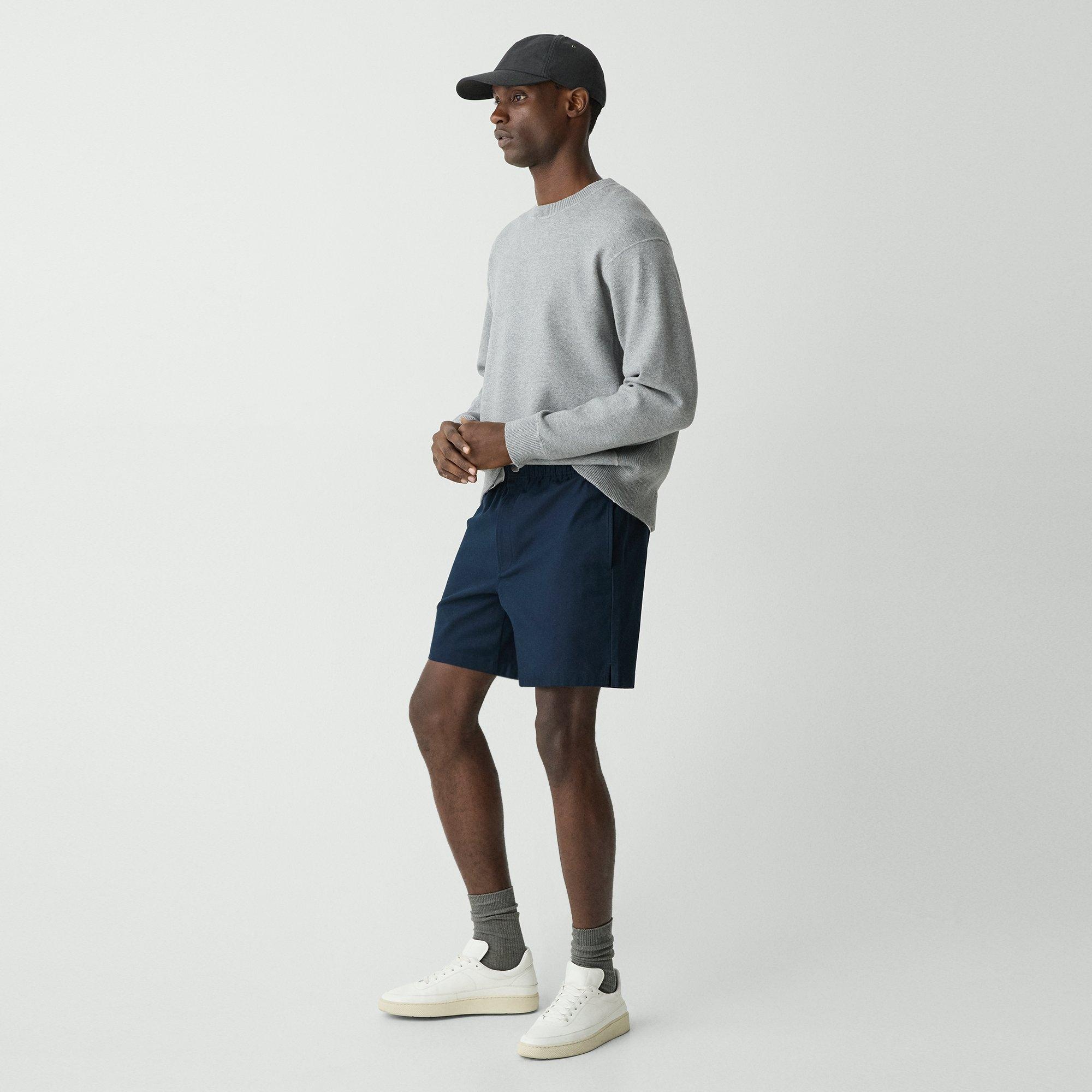 Drawstring Short in Stretch Cotton Canvas - 3