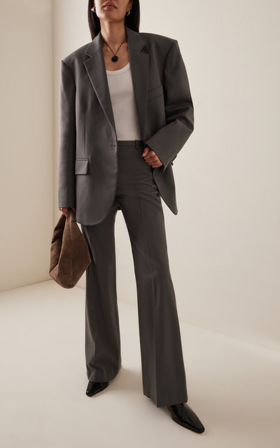 The Frankie Shop Lyra Suiting Flared Pants neutral outlook