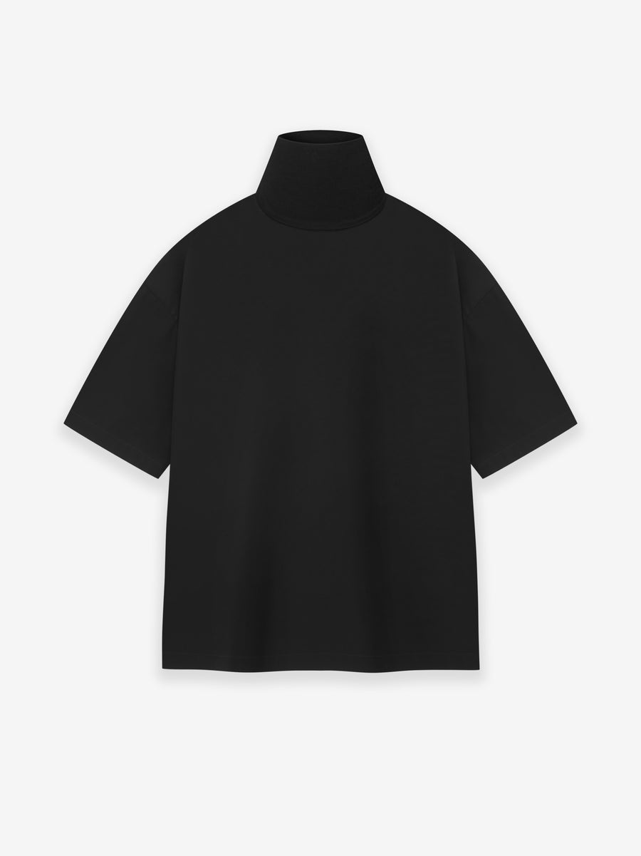 Oxford High Neck SS Top - 1