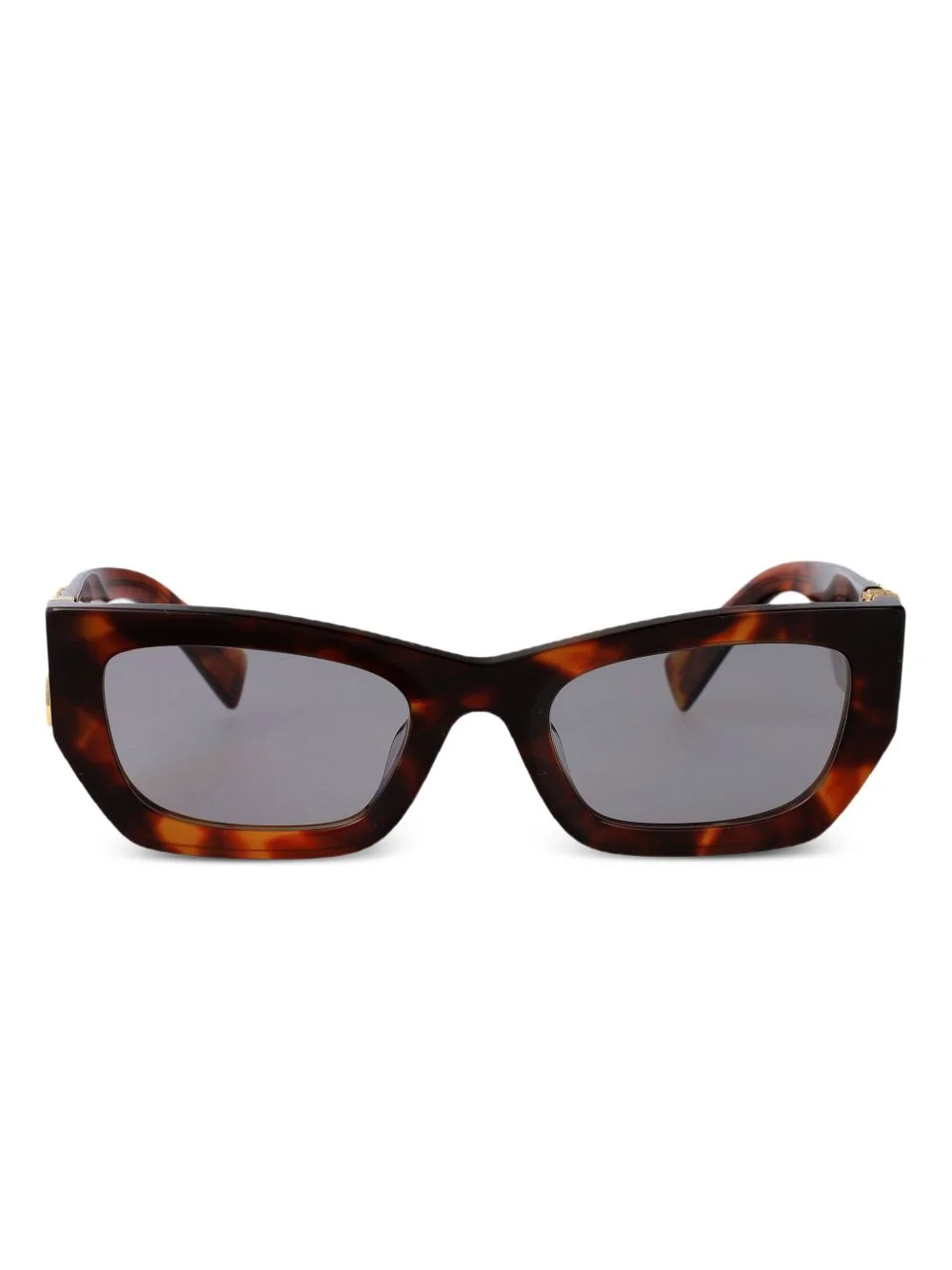 tortoiseshell frame sunglasses - 1