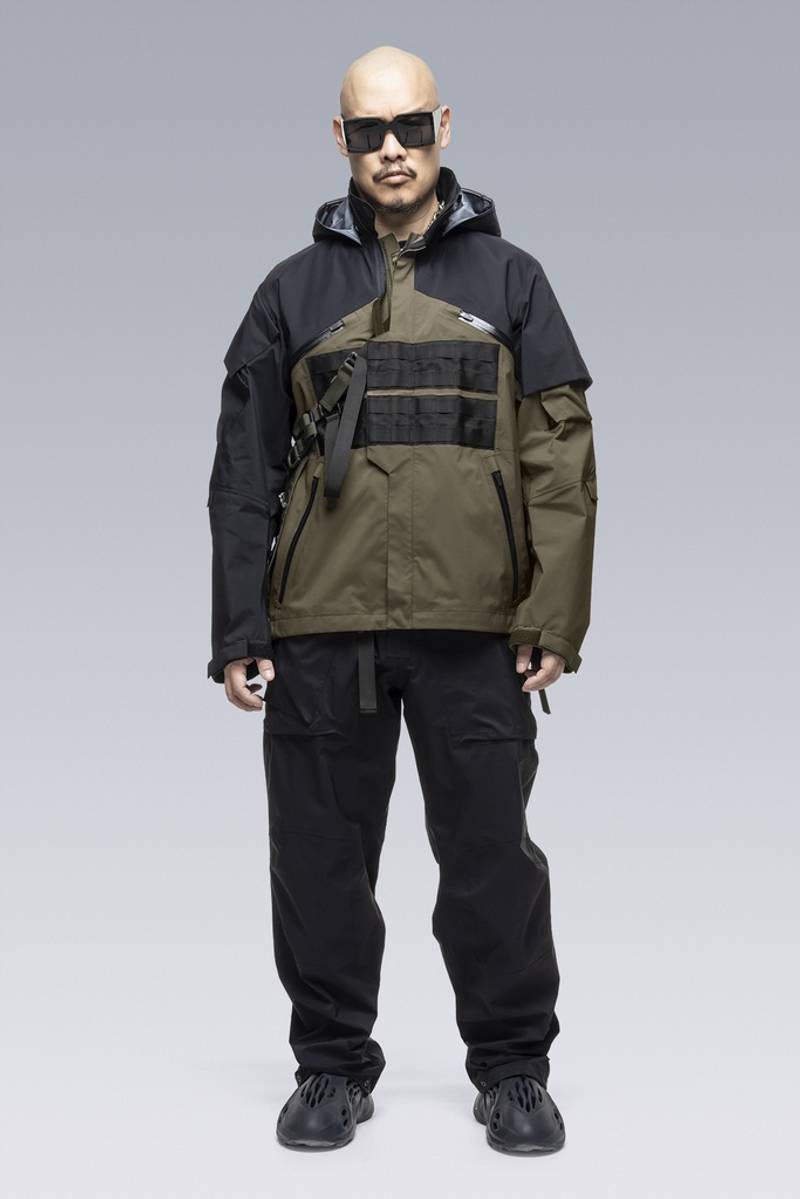 J1WTS-GT 3L Gore-Tex 직업적인 Interops 재킷 RAF 녹색/검정 - 1