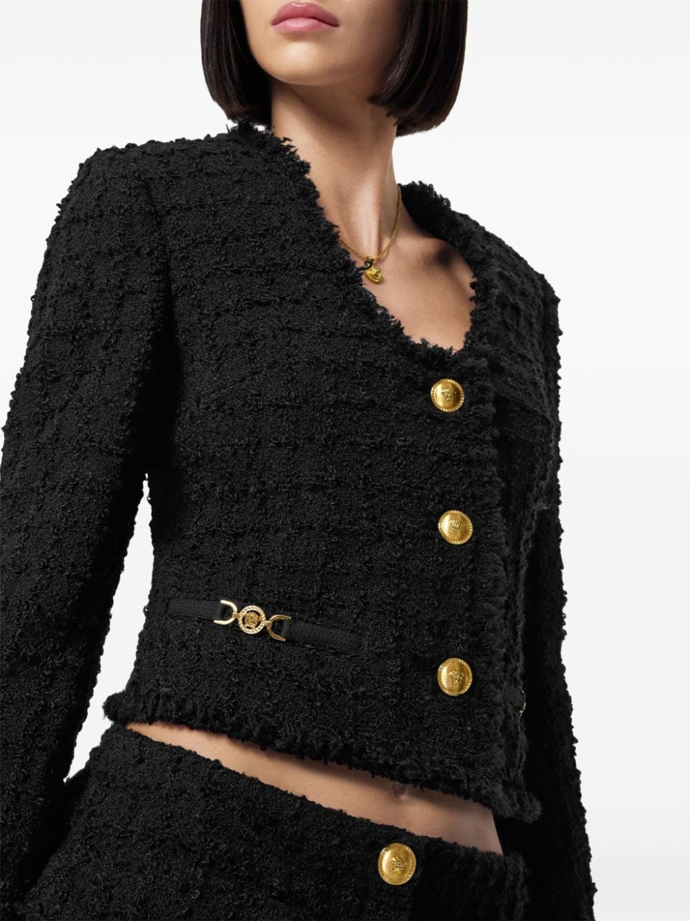 Heritage tweed cropped jacket - 4