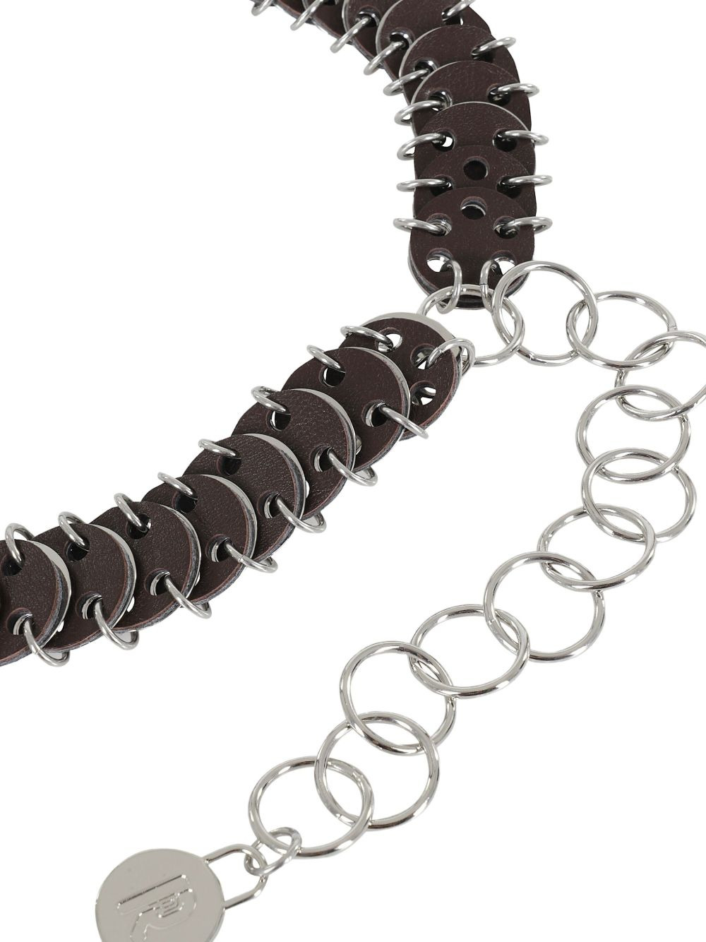 leather-chain belt - 2