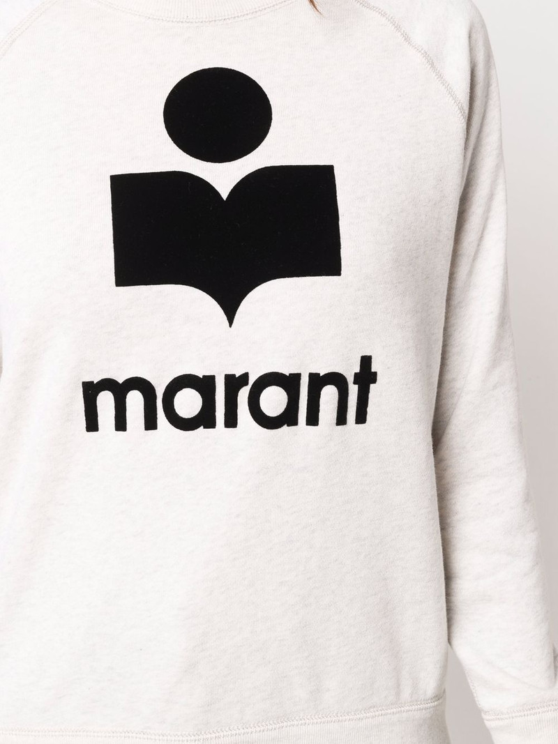 logo-print crew-neck sweatshirt 5