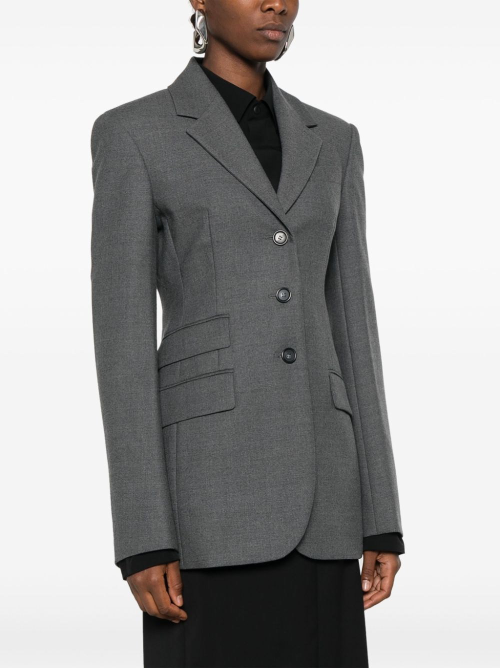 Sportmax Women Wool Single-Breasted Jacket - 3