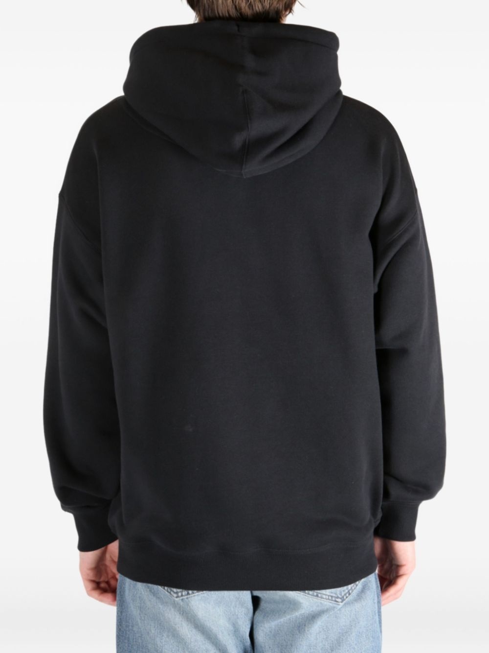 logo-print hoodie - 4