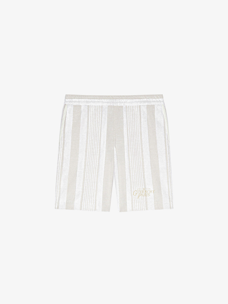 STRIPES로 COTTON TOWELLING에 있는 BERMUDA SHORTS - 1