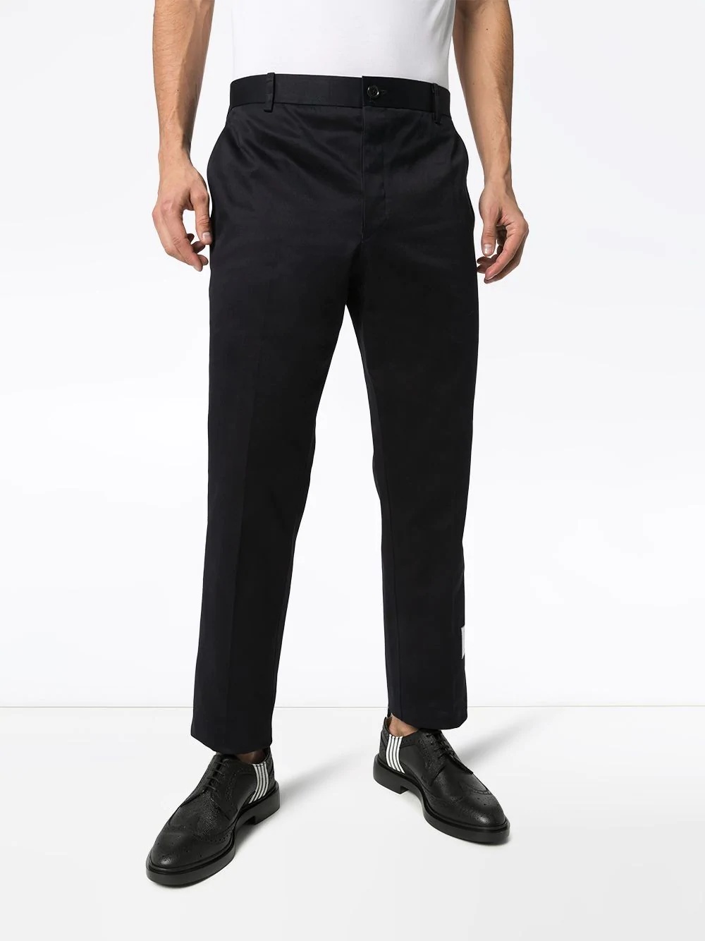 Unconstructed 4-Bar chino trousers - 3