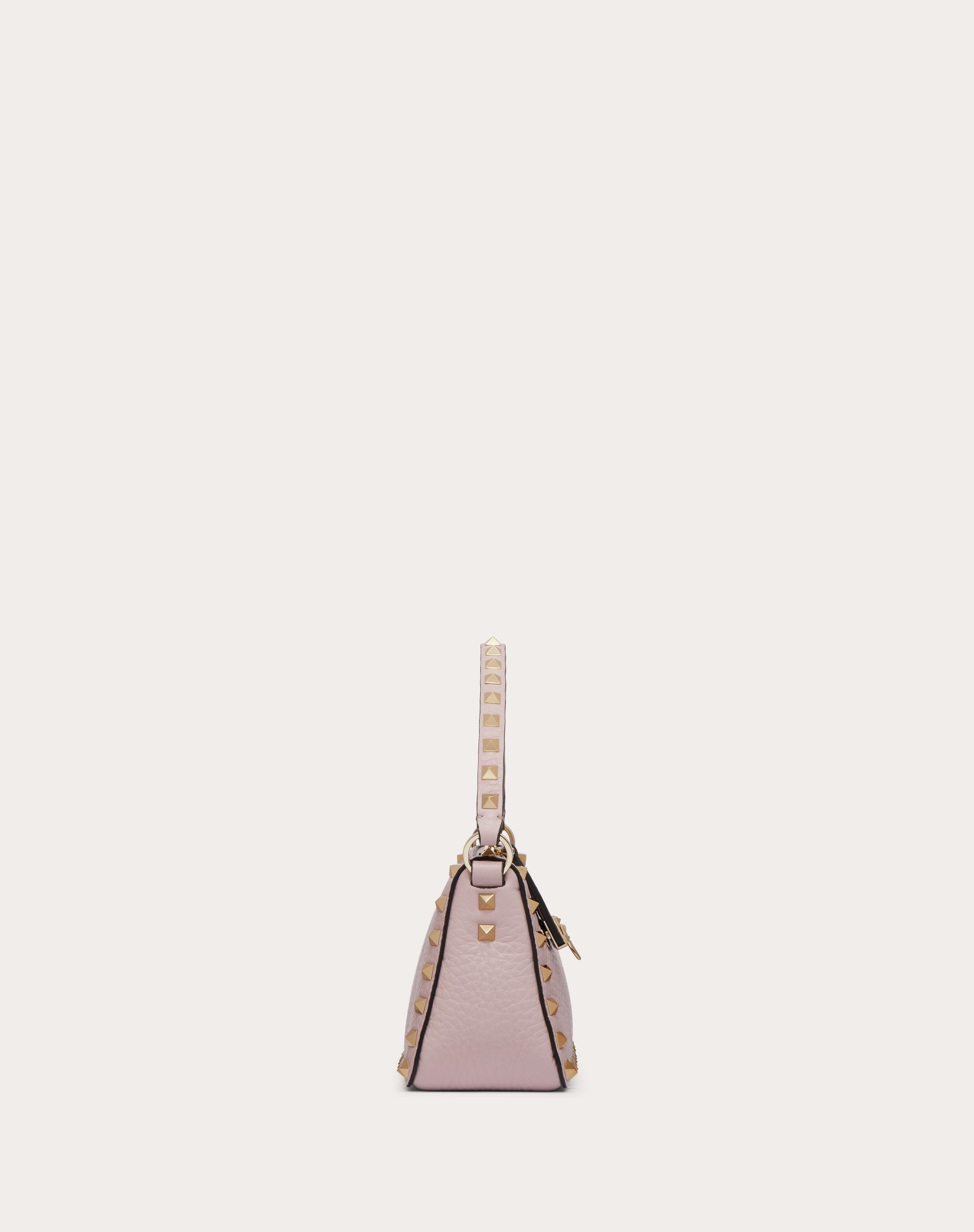 SMALL ROCKSTUD GRAINY CALFSKIN CROSSBODY BAG - 4