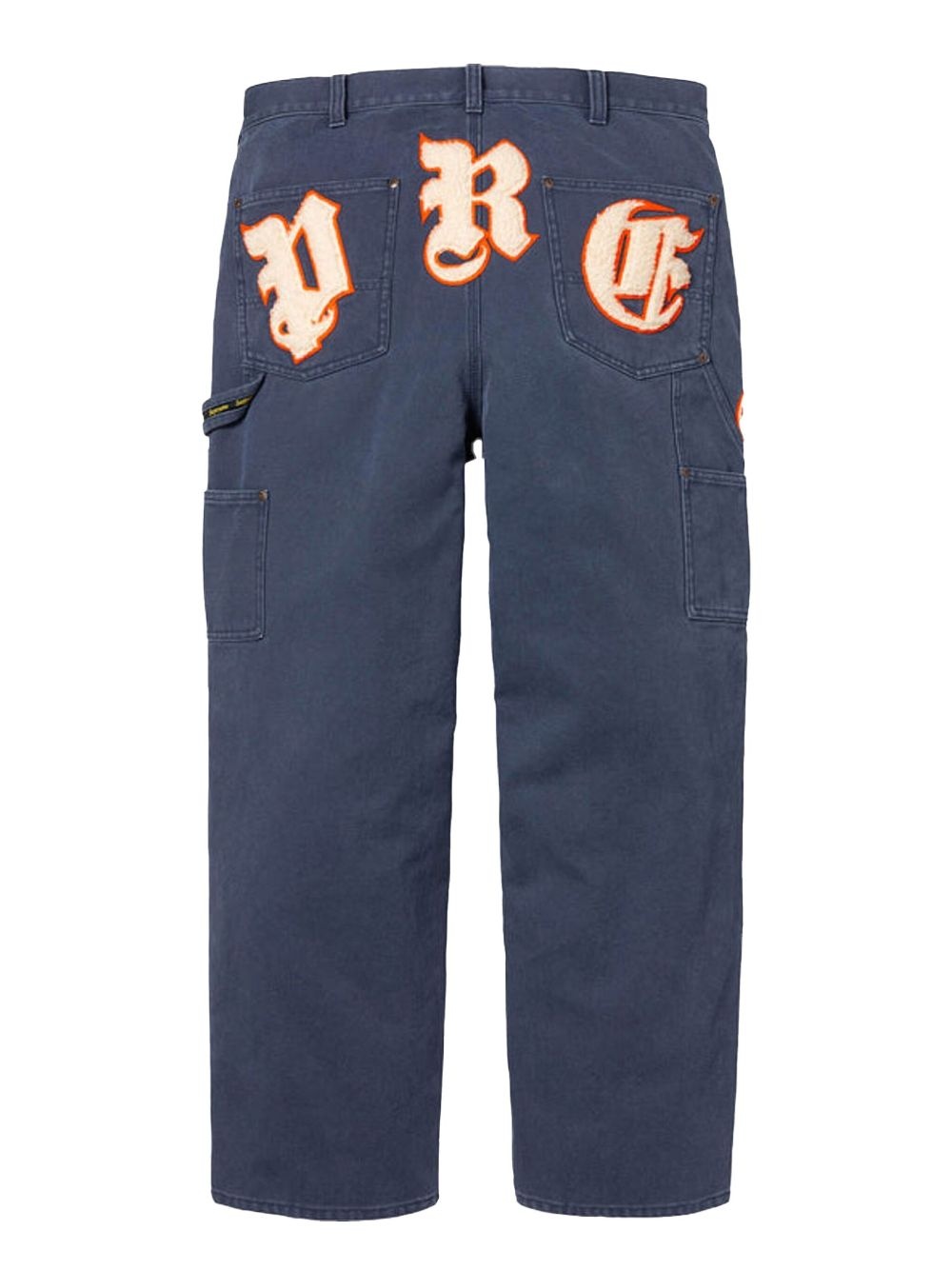 【希少】Supreme Michelangelo Pant navy Sサイズ Supreme Old English Canvas Double Knee Painter 