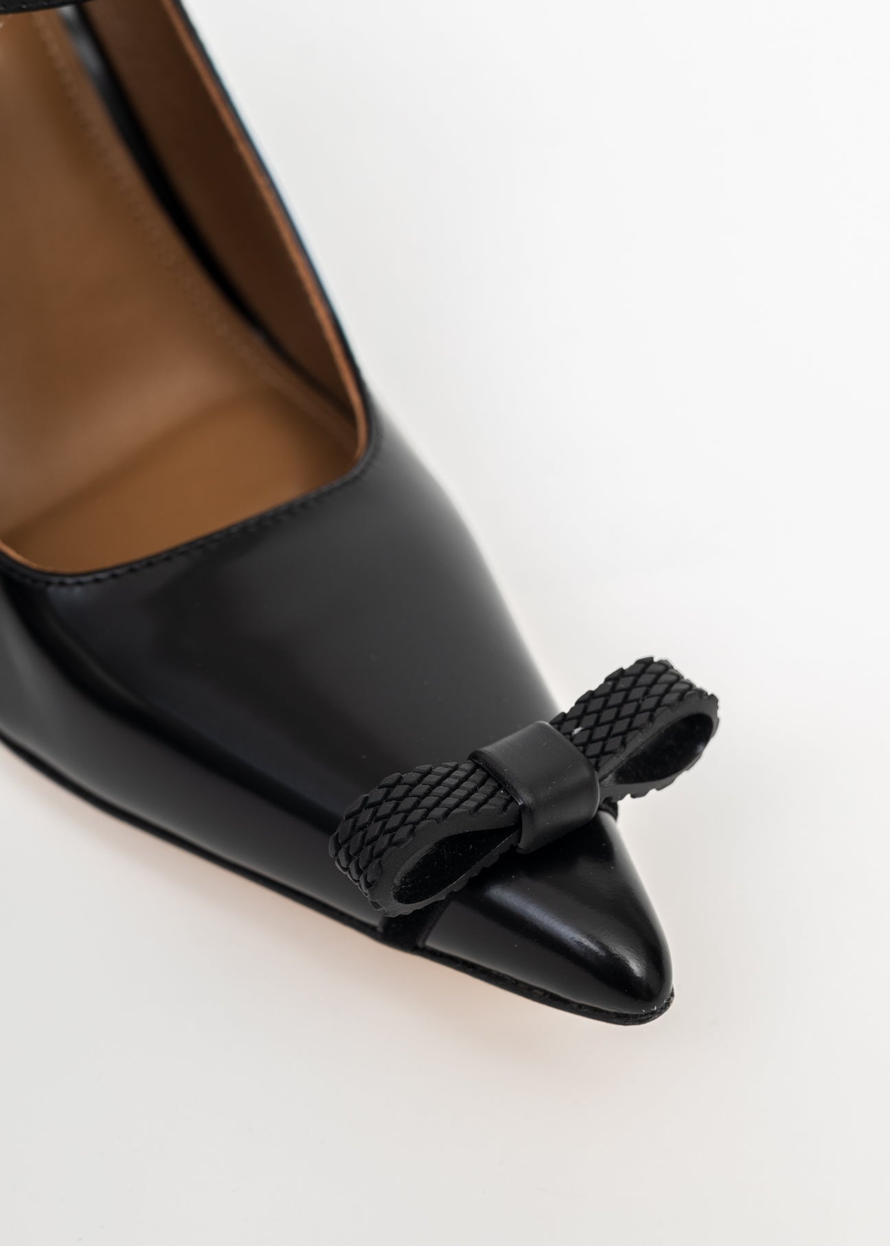 Black Pointed High Heels - 7