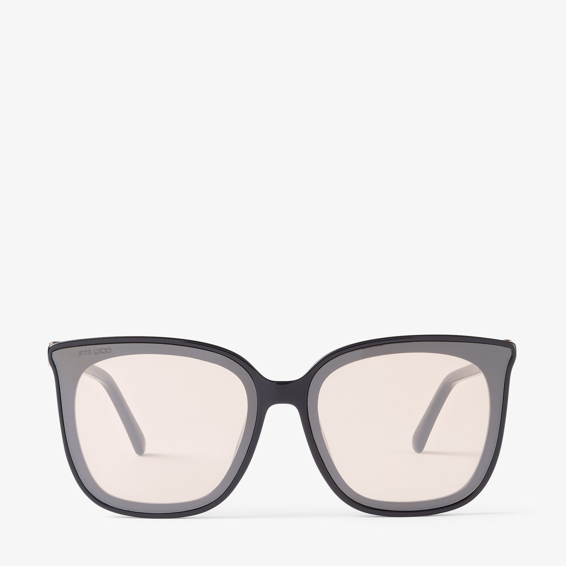 Nettal/F
Black Square-Frame Sunglasses with JC Monogram - 1