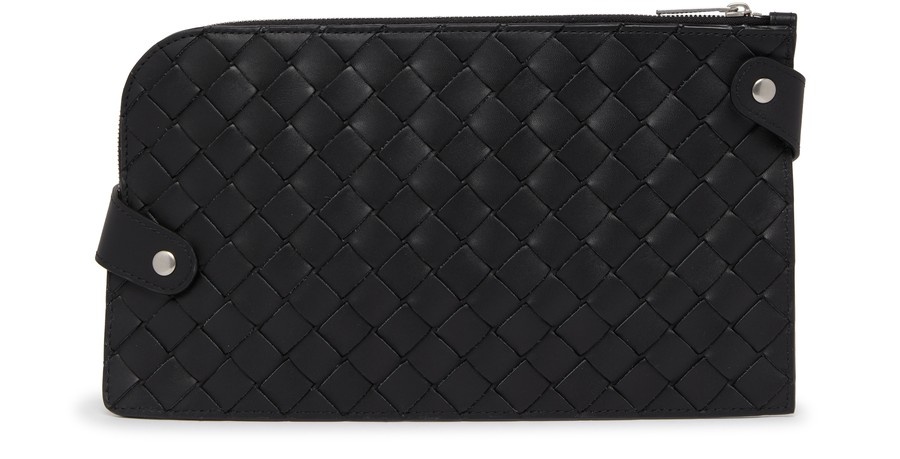 Intrecciato Crossbody Clutch Bag - 3