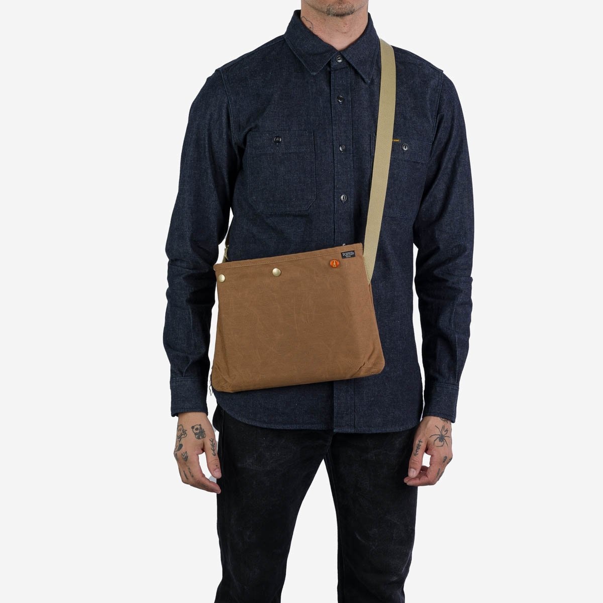 POR-SAC-CAM Porter - Yoshida & Co. - Coppi Sacoche Bag - Camel 2