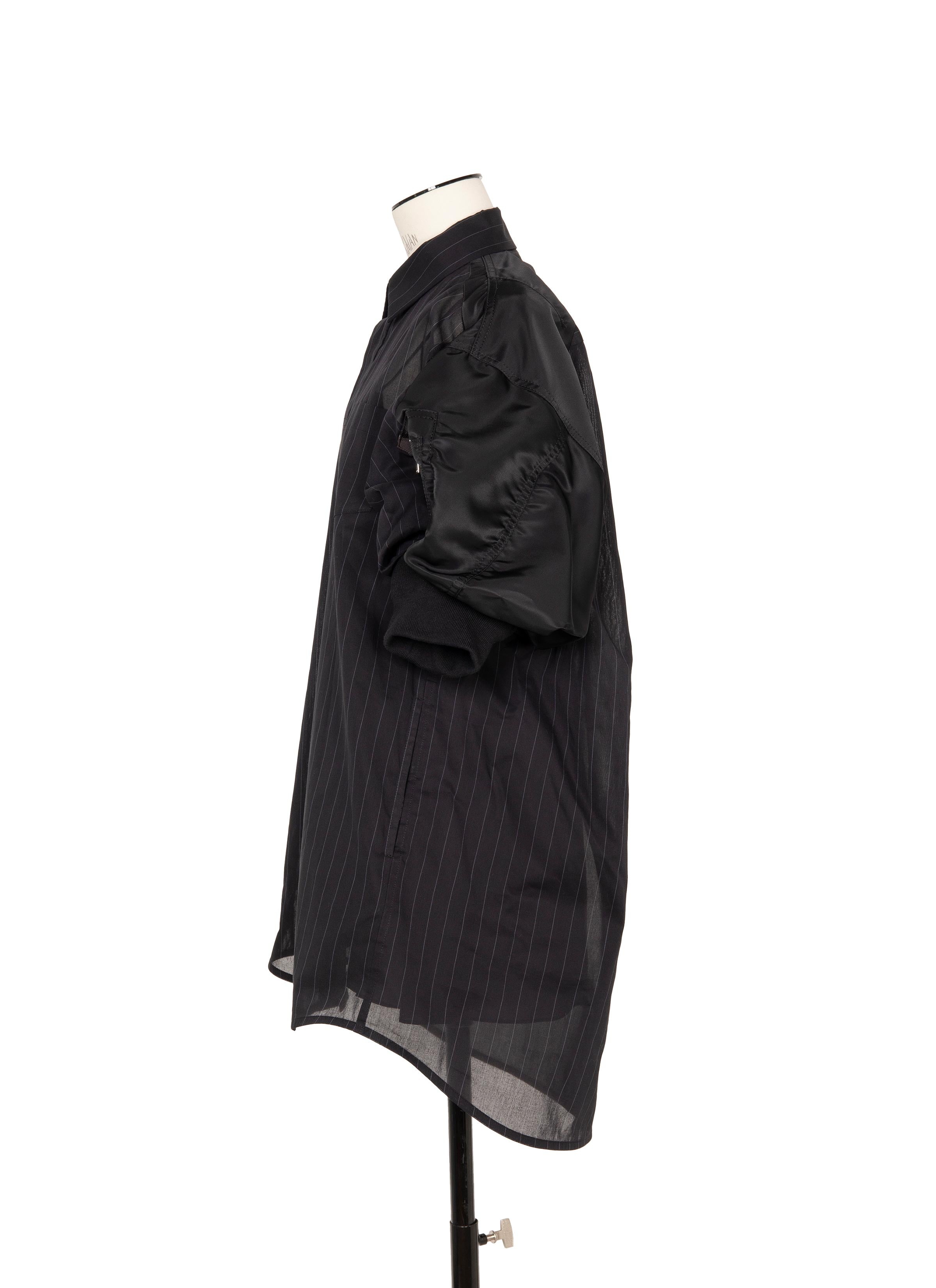 High Twist Voile x Nylon Twill Dress - 3