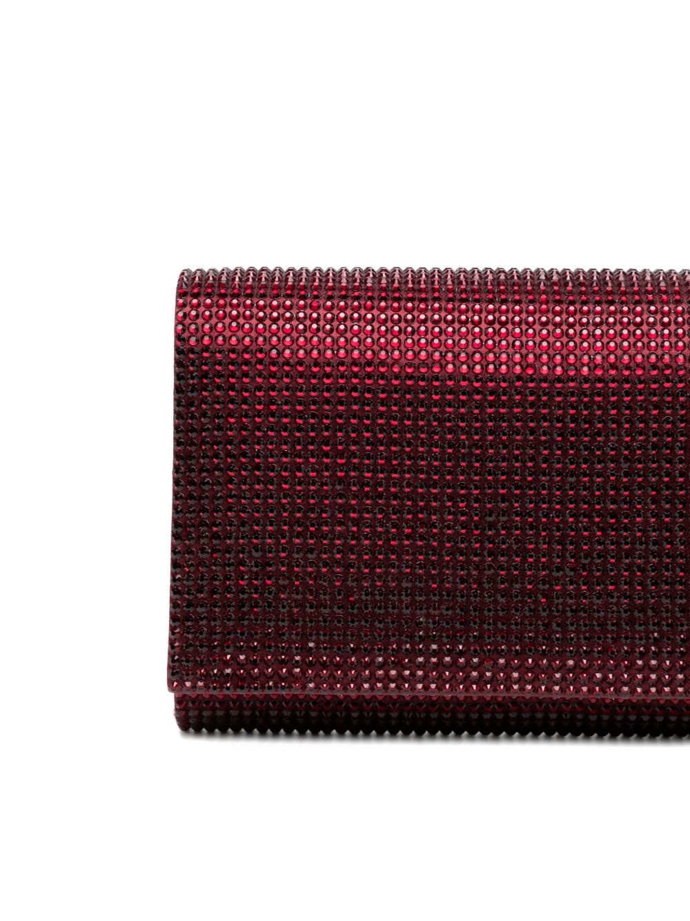 Aida crystal-embellished satin clutch - 4