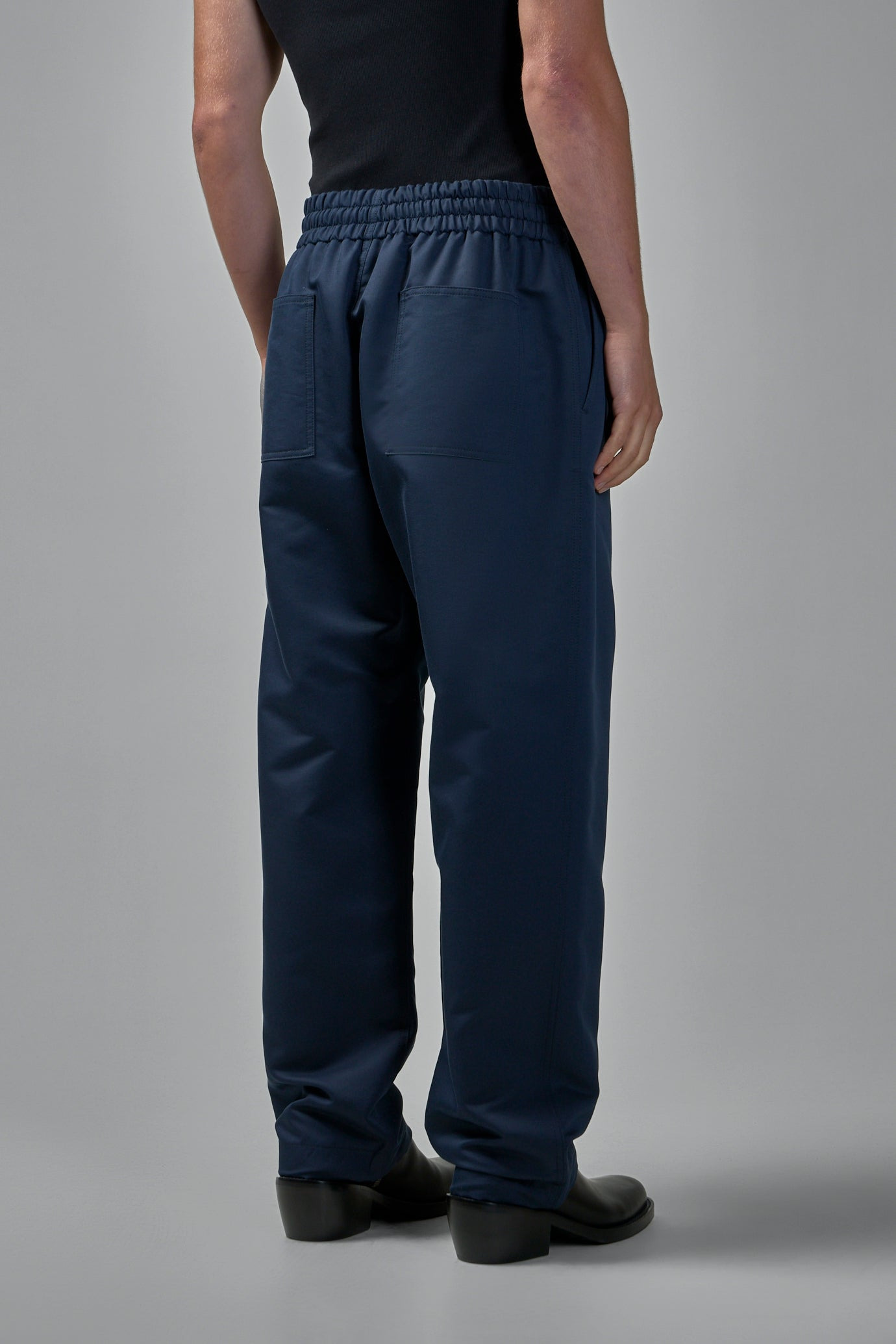Silk Cotton Twill Trouser - 3