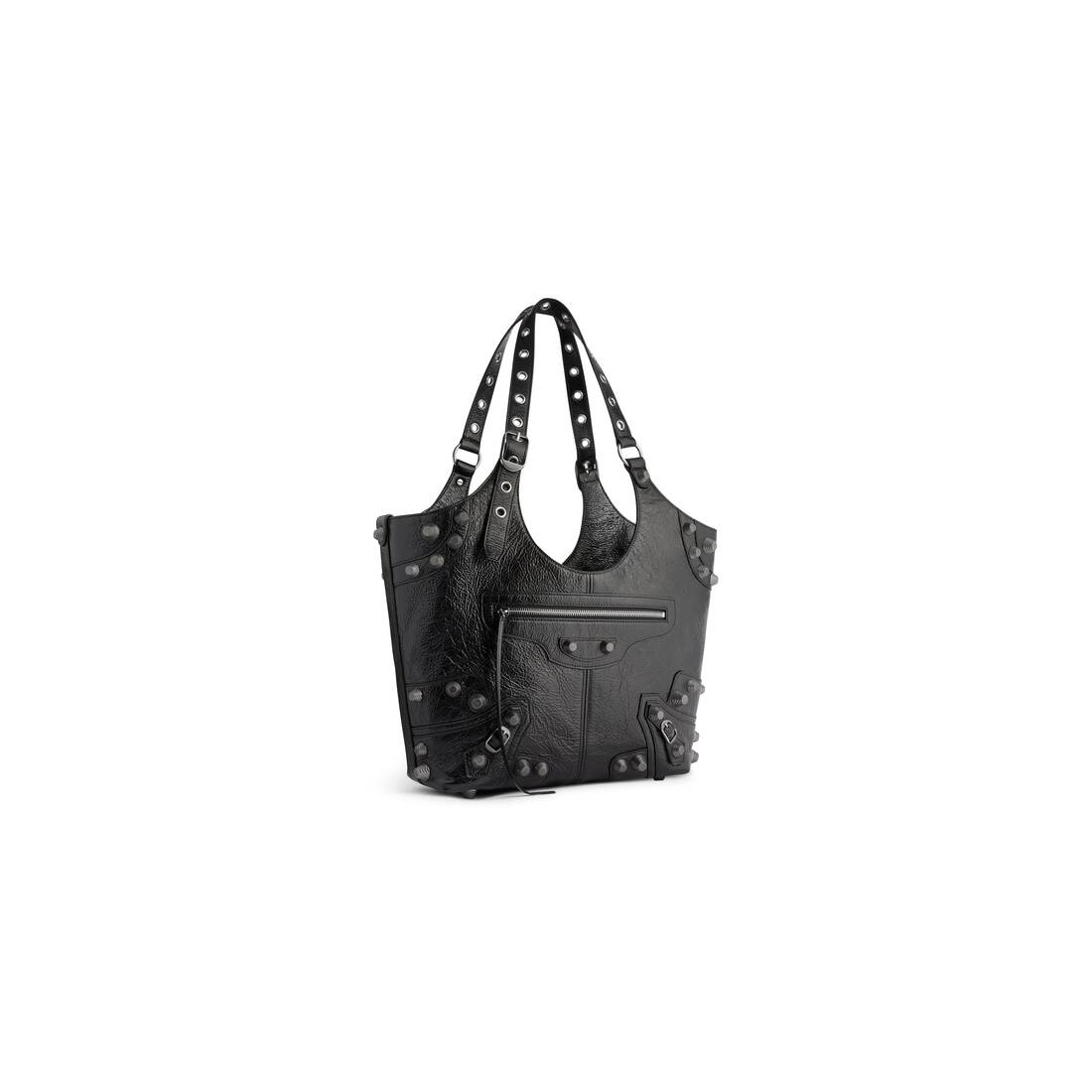 Women's Le Cagole Medium Carry All Bag in Black - 2