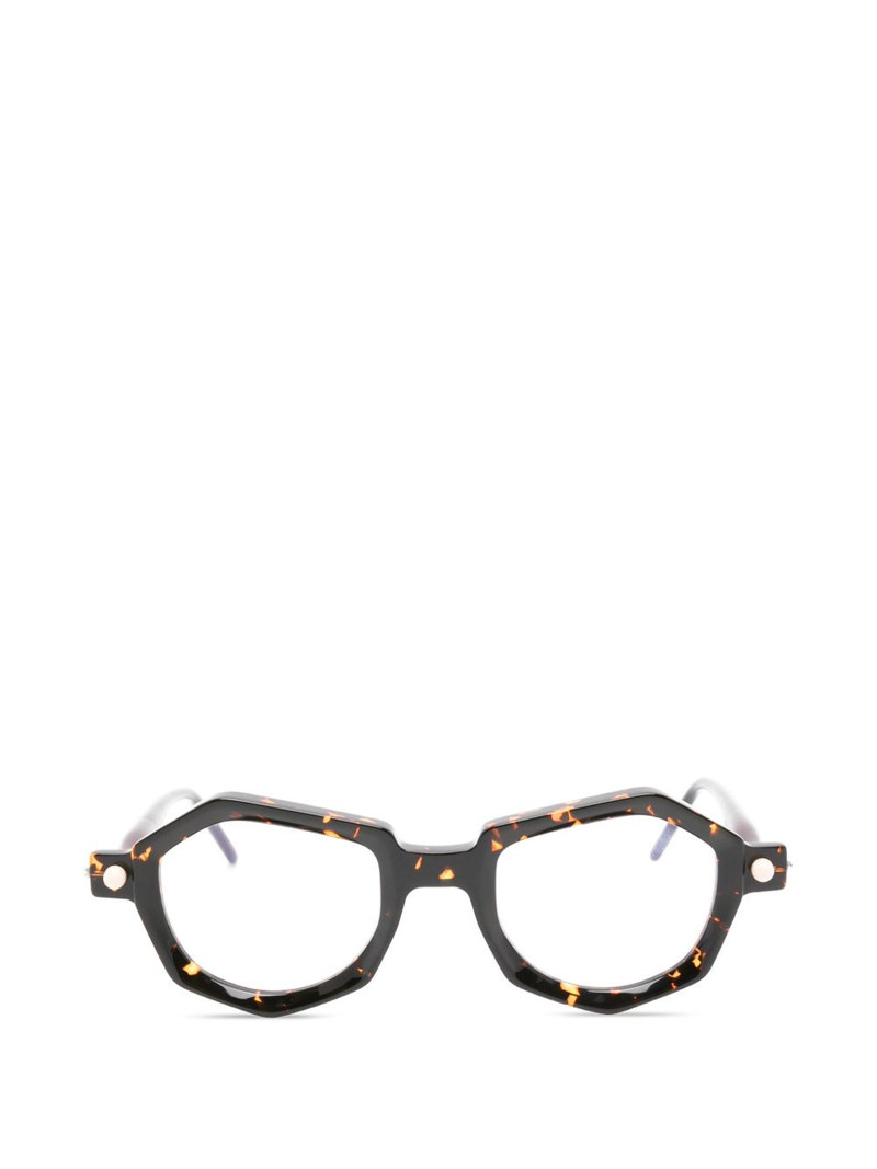 geometric-frame glasses 1