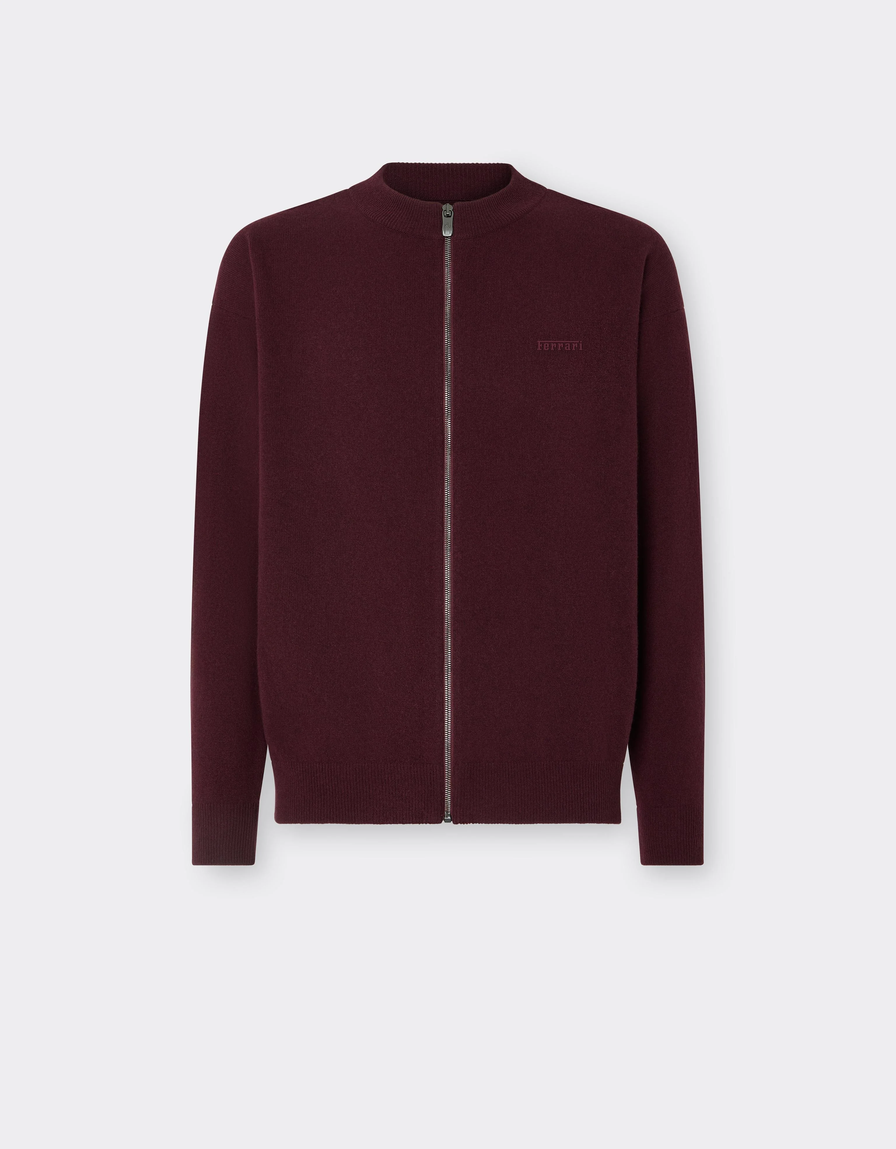 Wool and Cashmere Zip-Up Jumper - 1