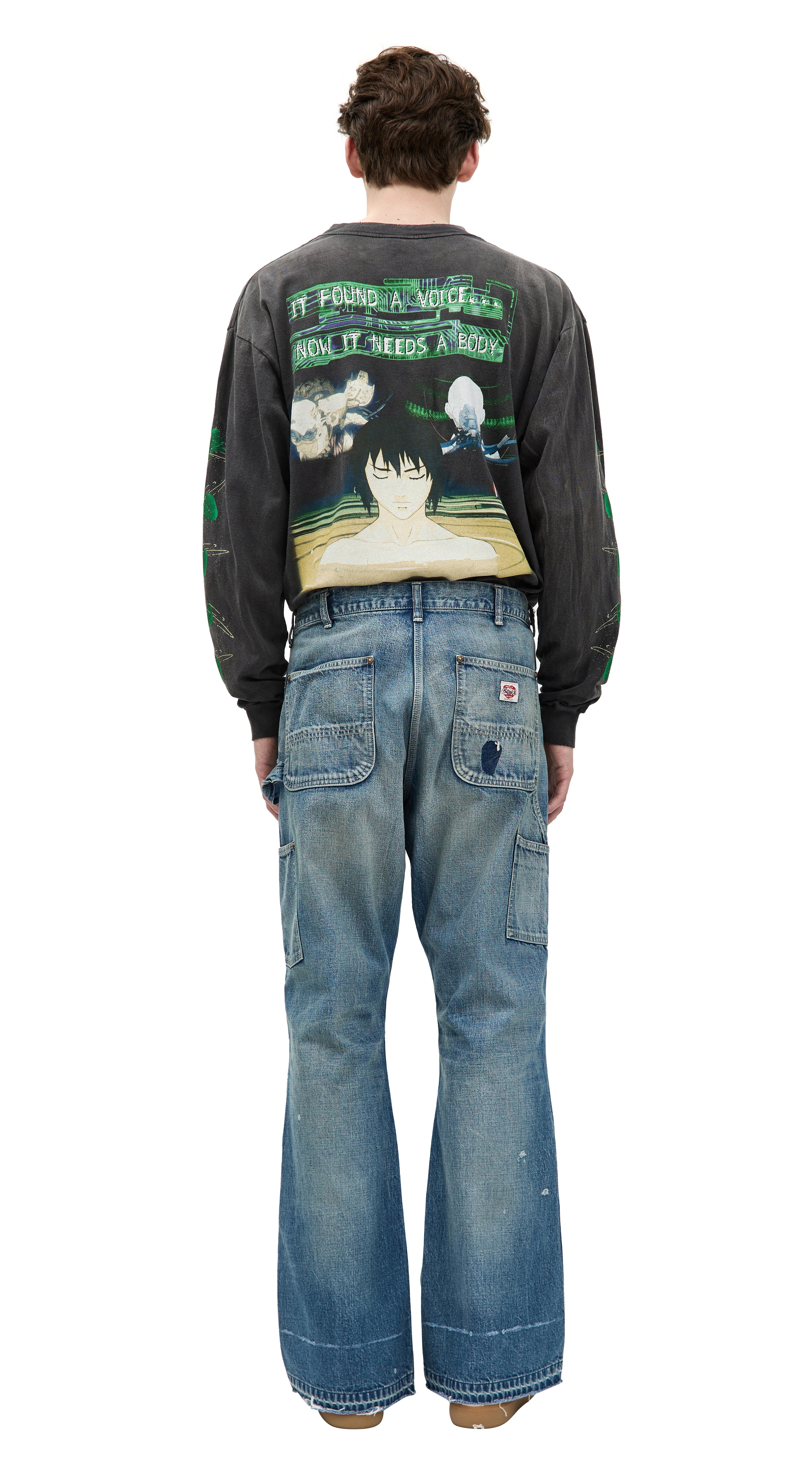 DOUBLE KNEE COTTON JEANS - 3