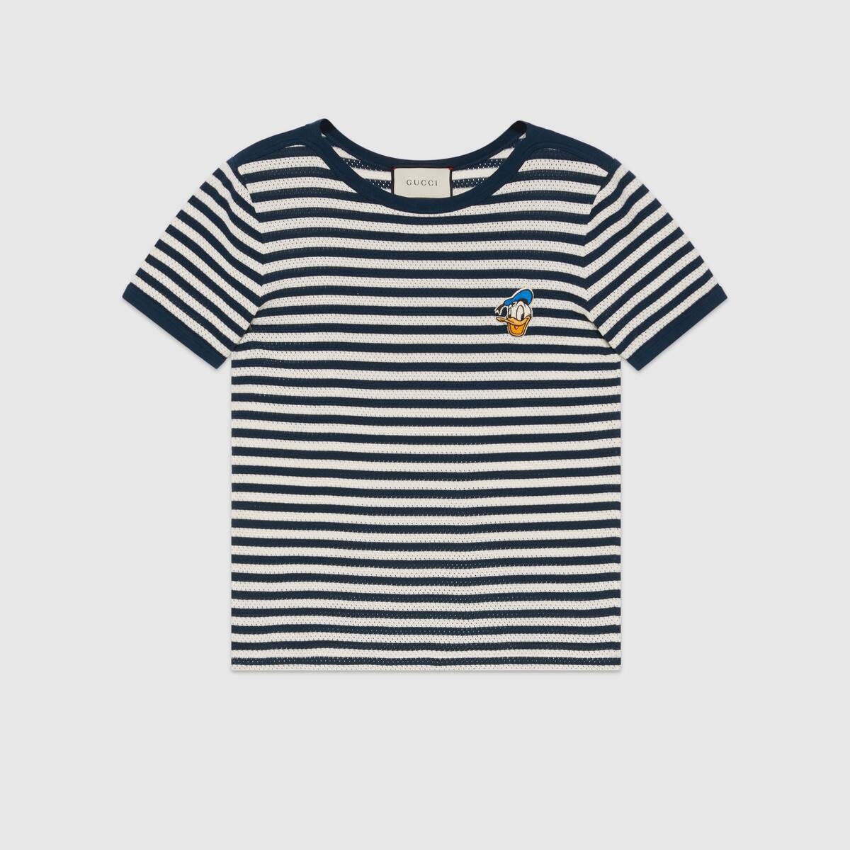 Disney x Gucci Donald Duck Striped T-shirt - 1